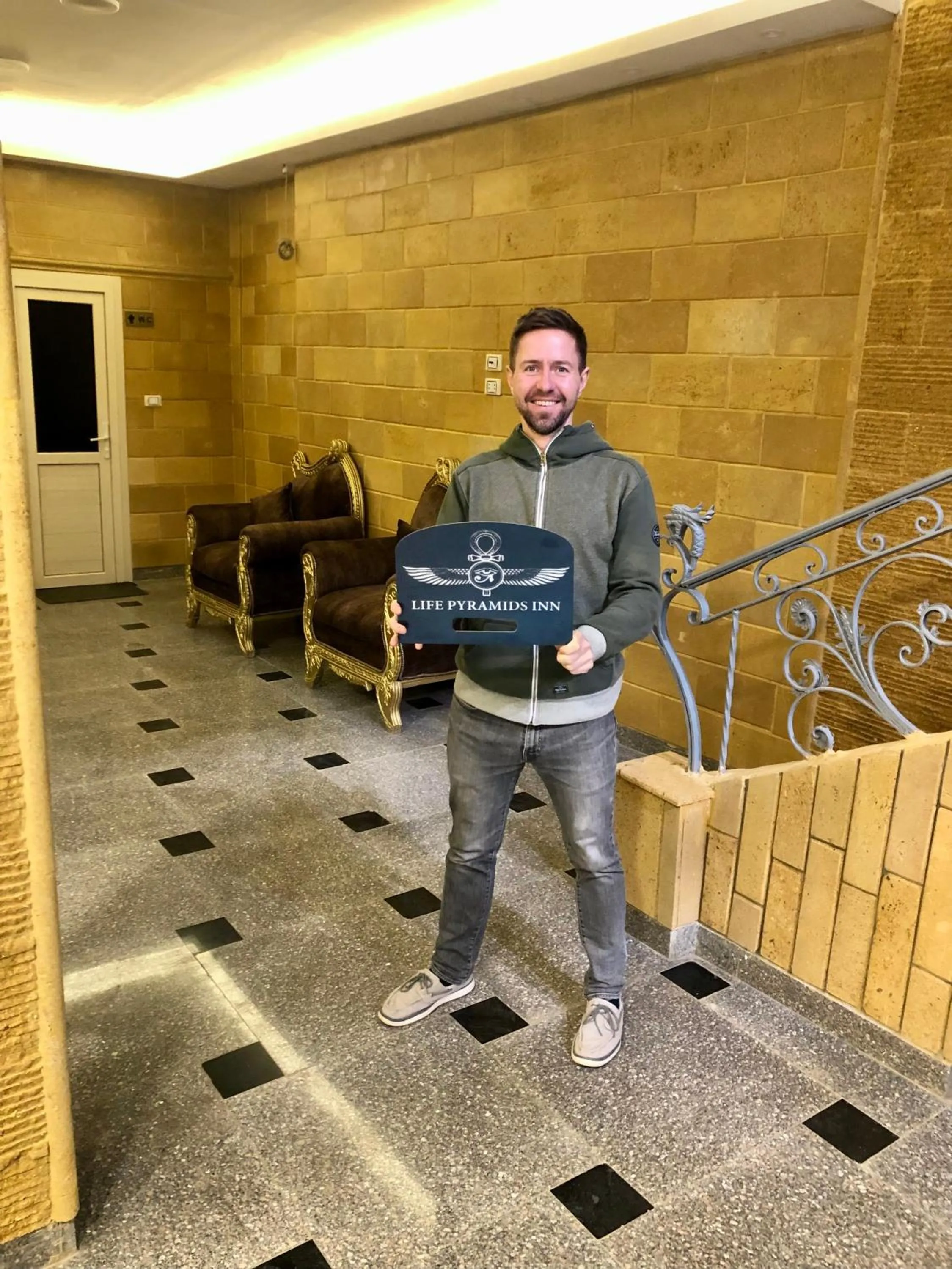 People in Life Pyramids Inn