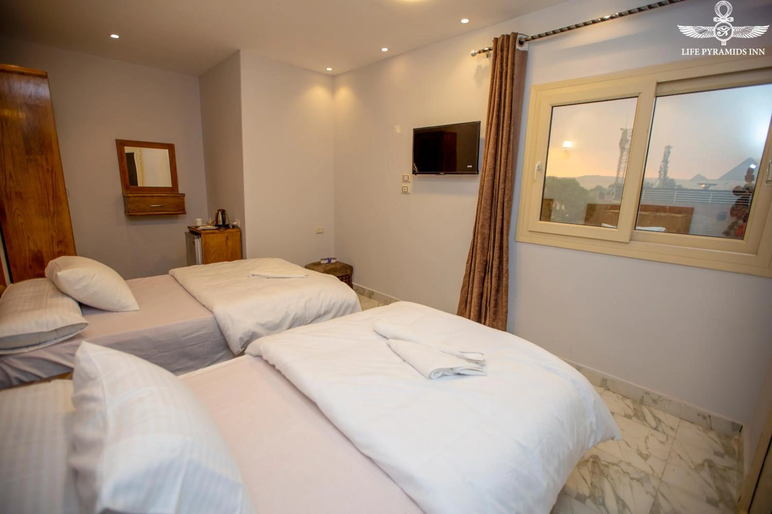 Bed in Life Pyramids Inn