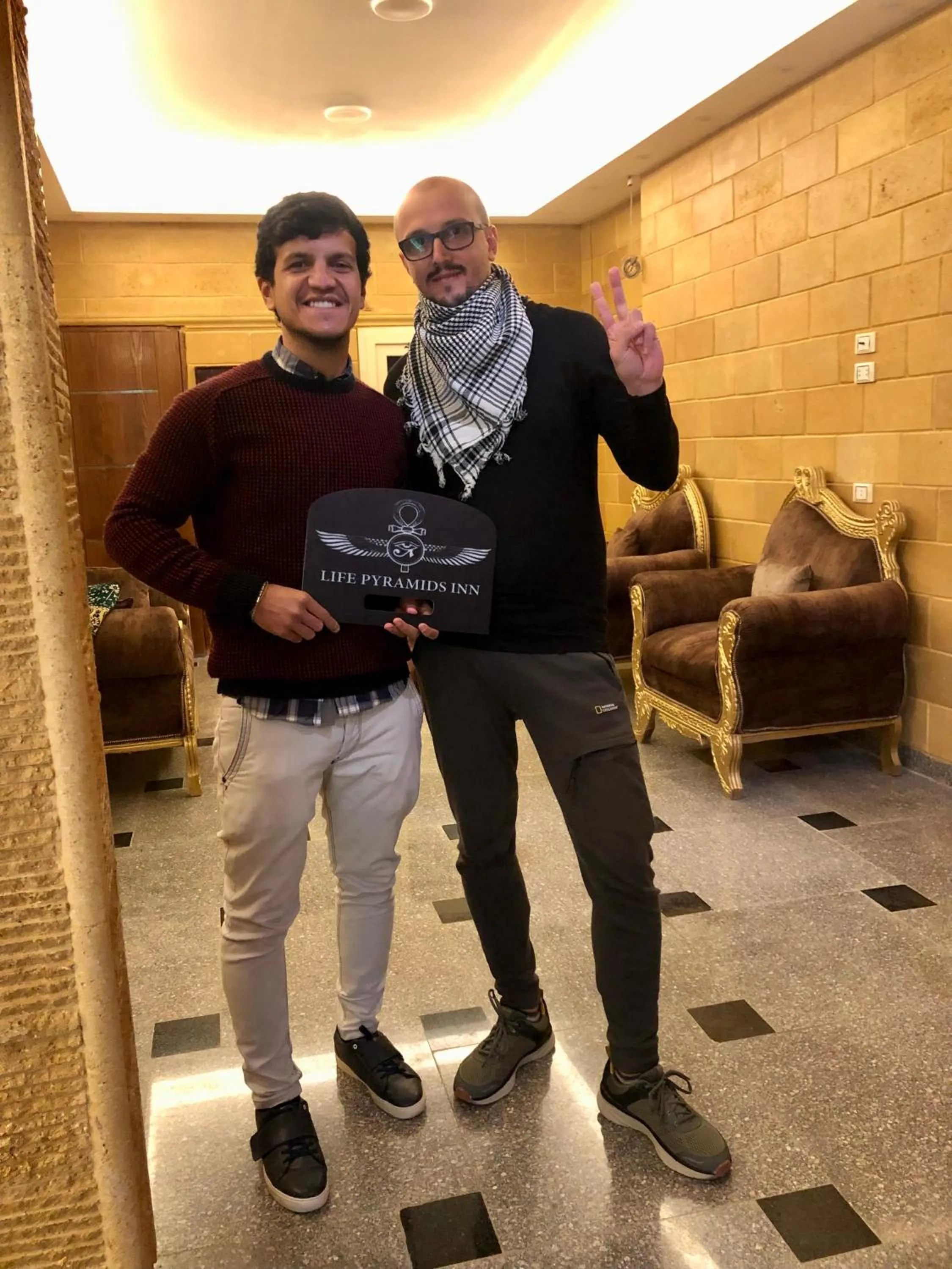 People in Life Pyramids Inn