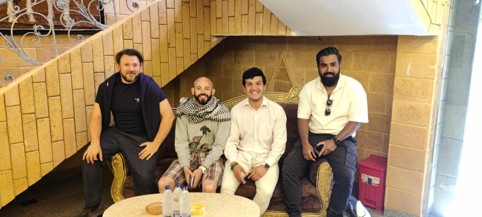 group of guests in Life Pyramids Inn