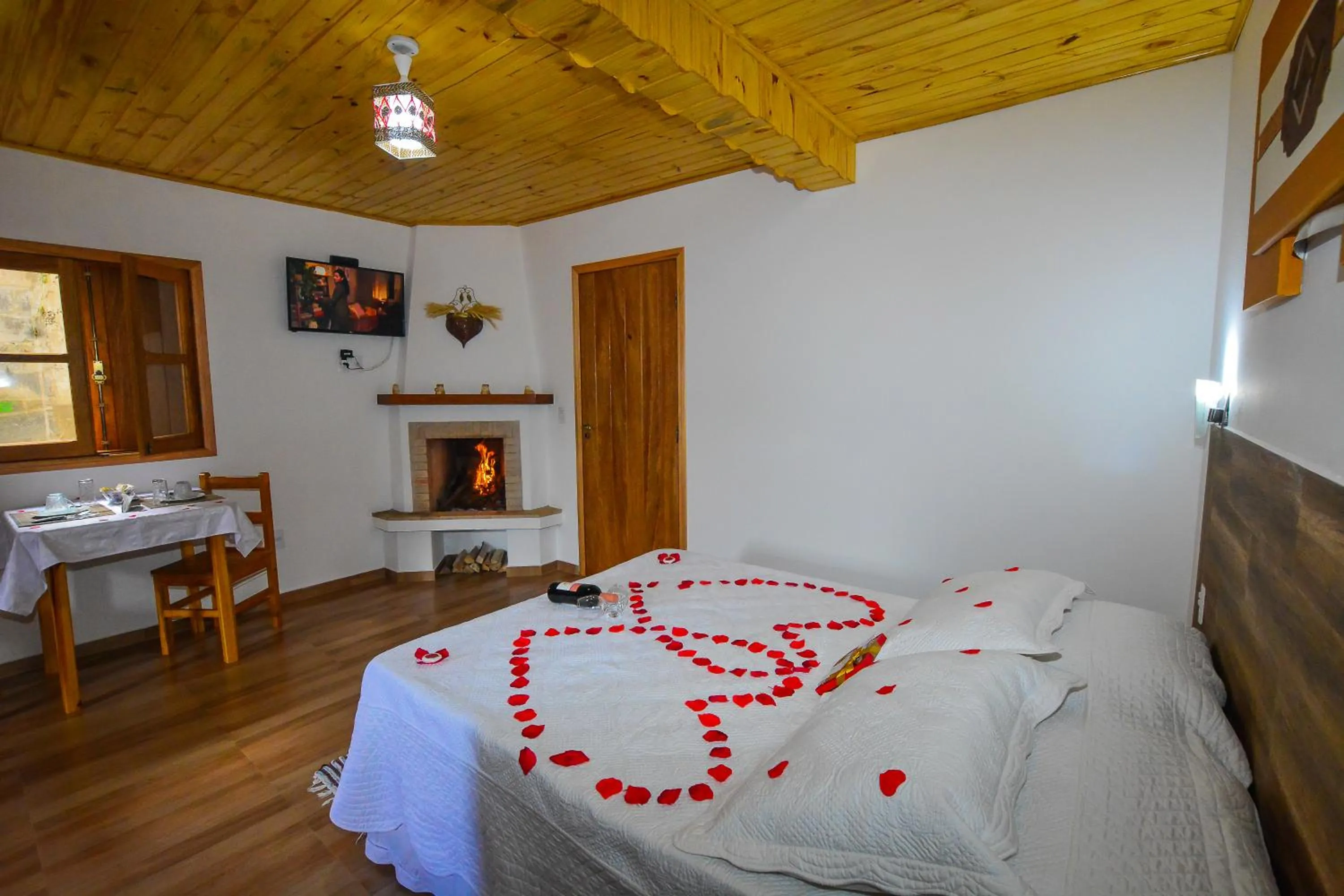 Bed in Pousada Varanda Colibri