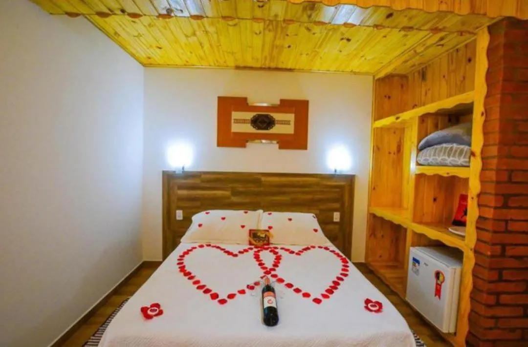Bed in Pousada Varanda Colibri