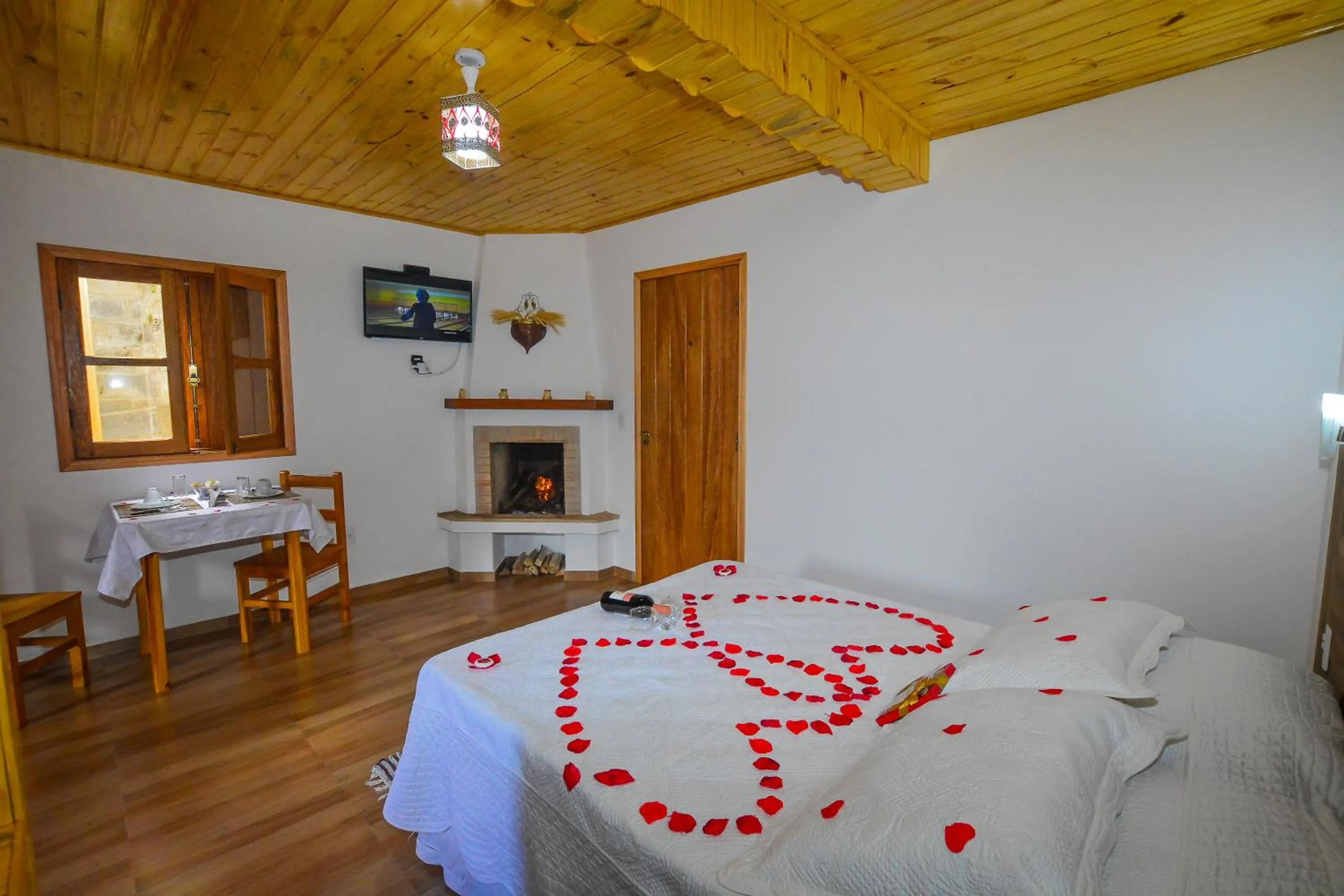 Bed in Pousada Varanda Colibri