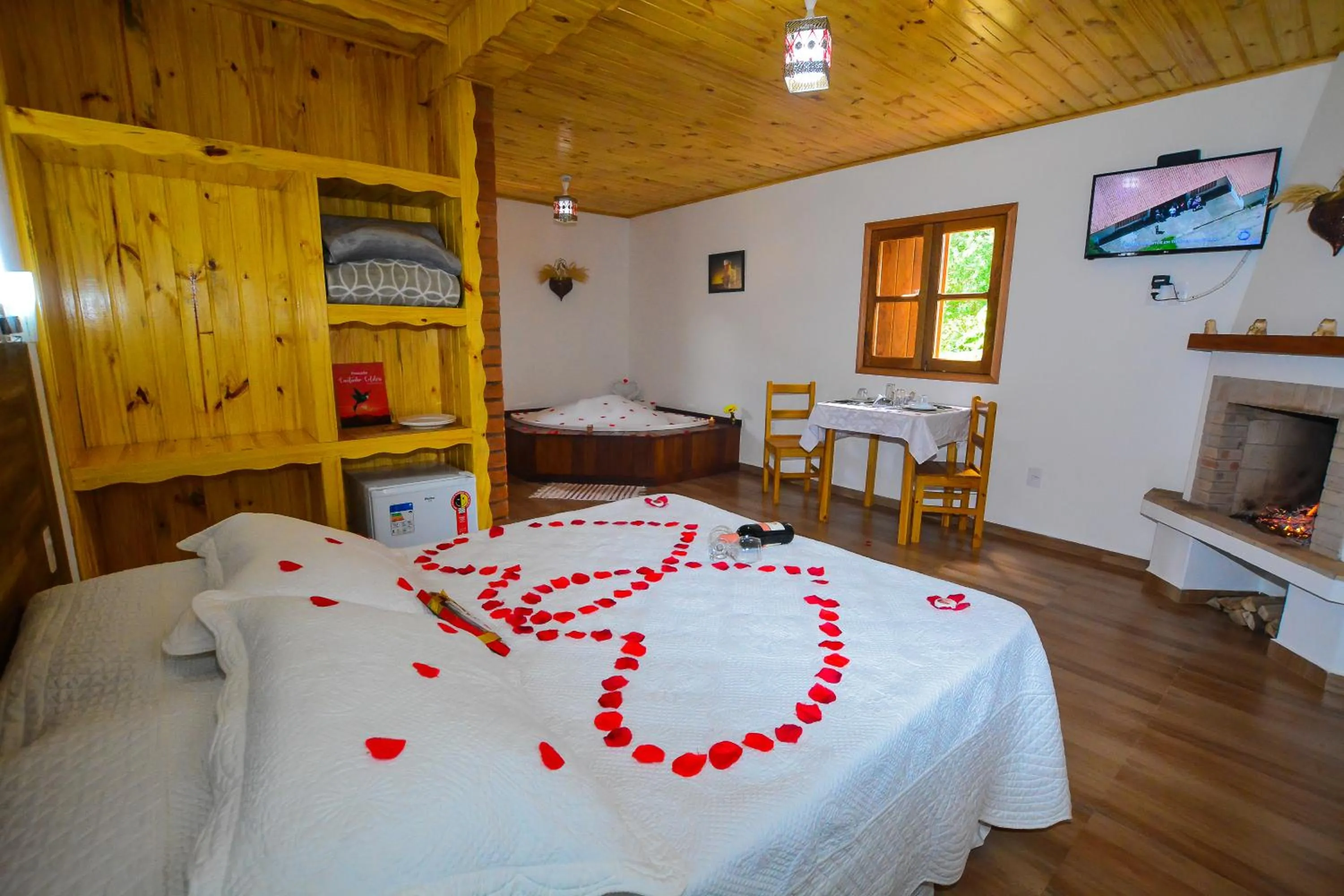 Bed in Pousada Varanda Colibri