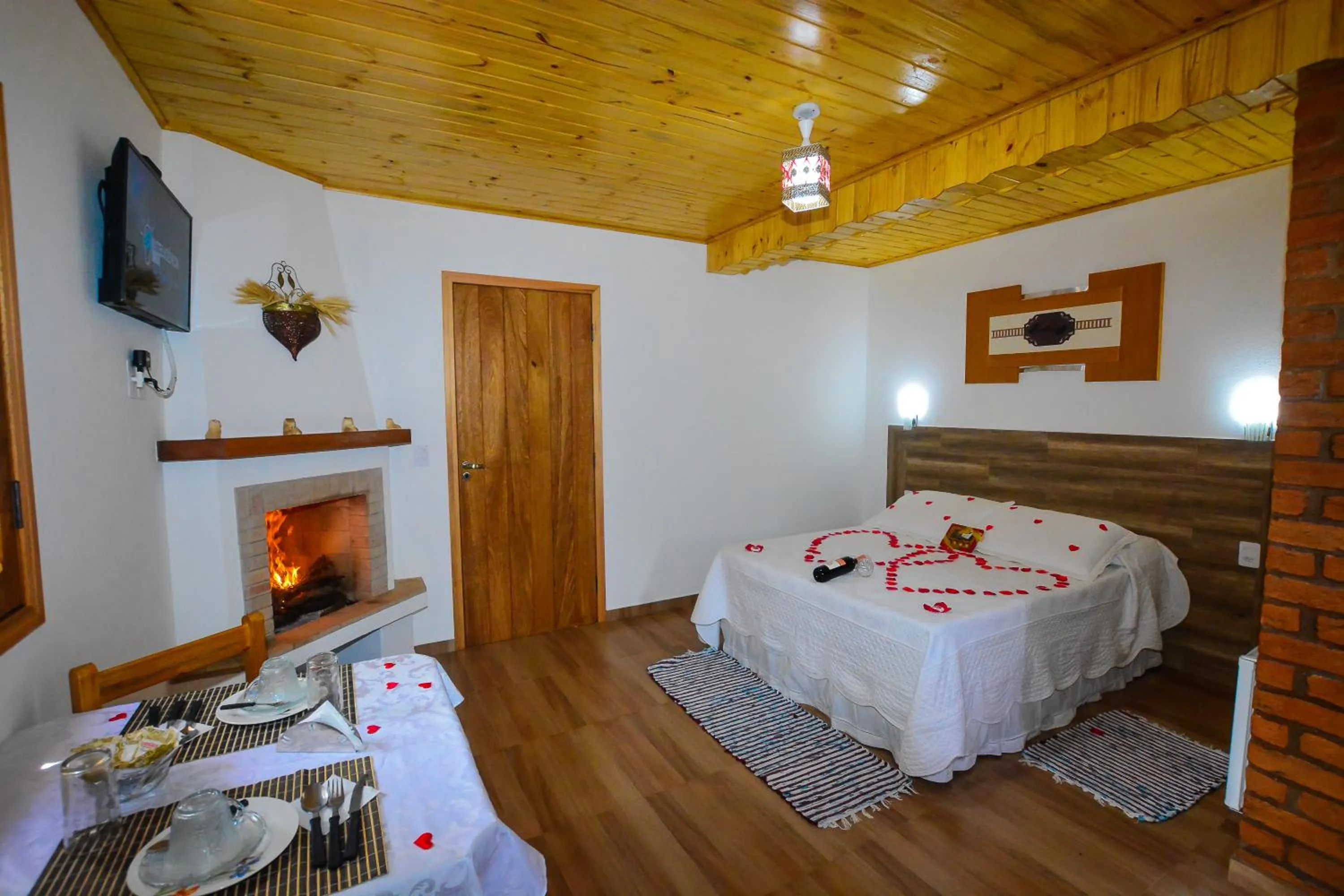 Bed in Pousada Varanda Colibri