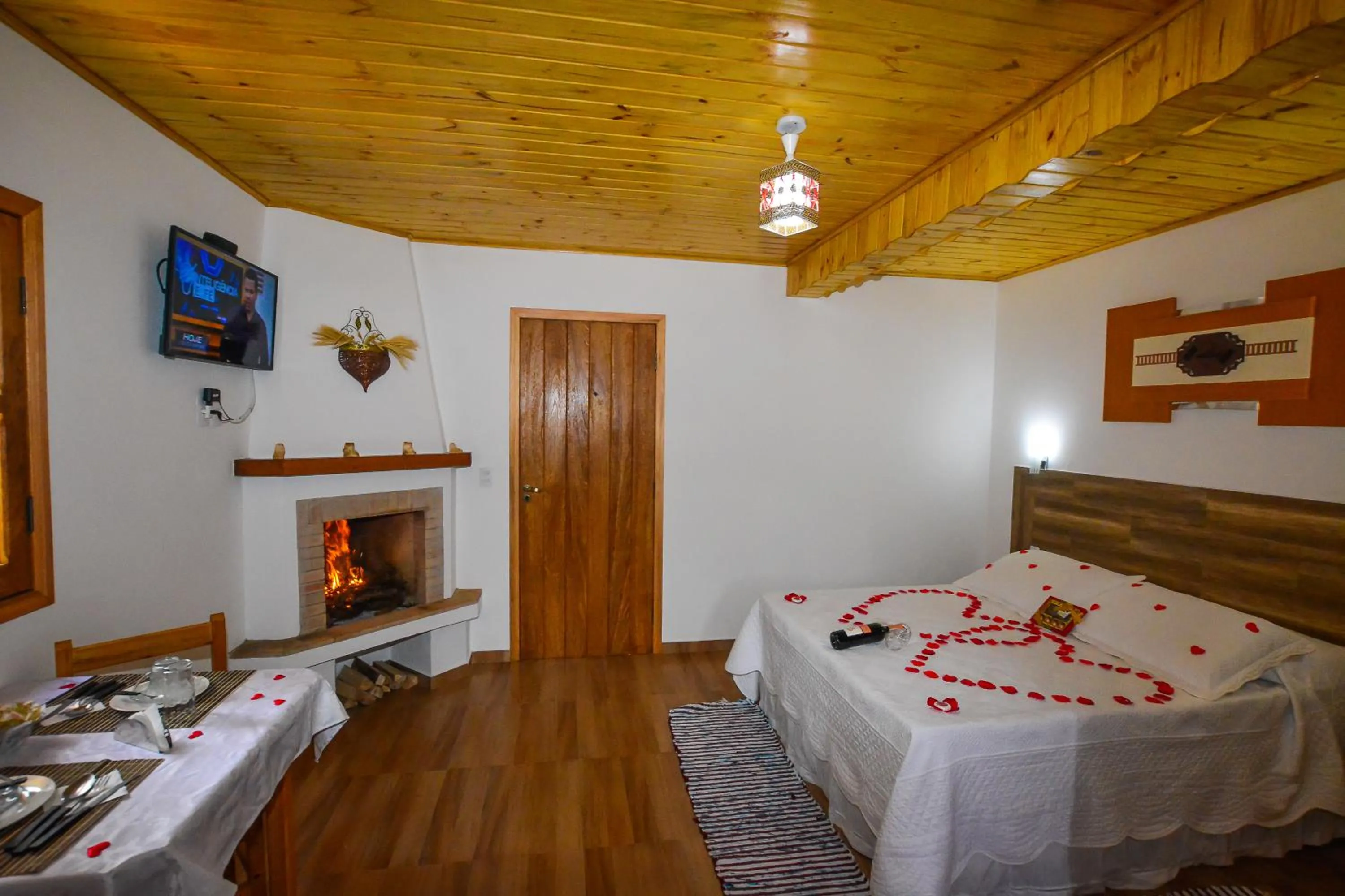 Bed in Pousada Varanda Colibri