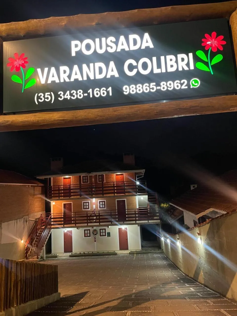 Property building in Pousada Varanda Colibri
