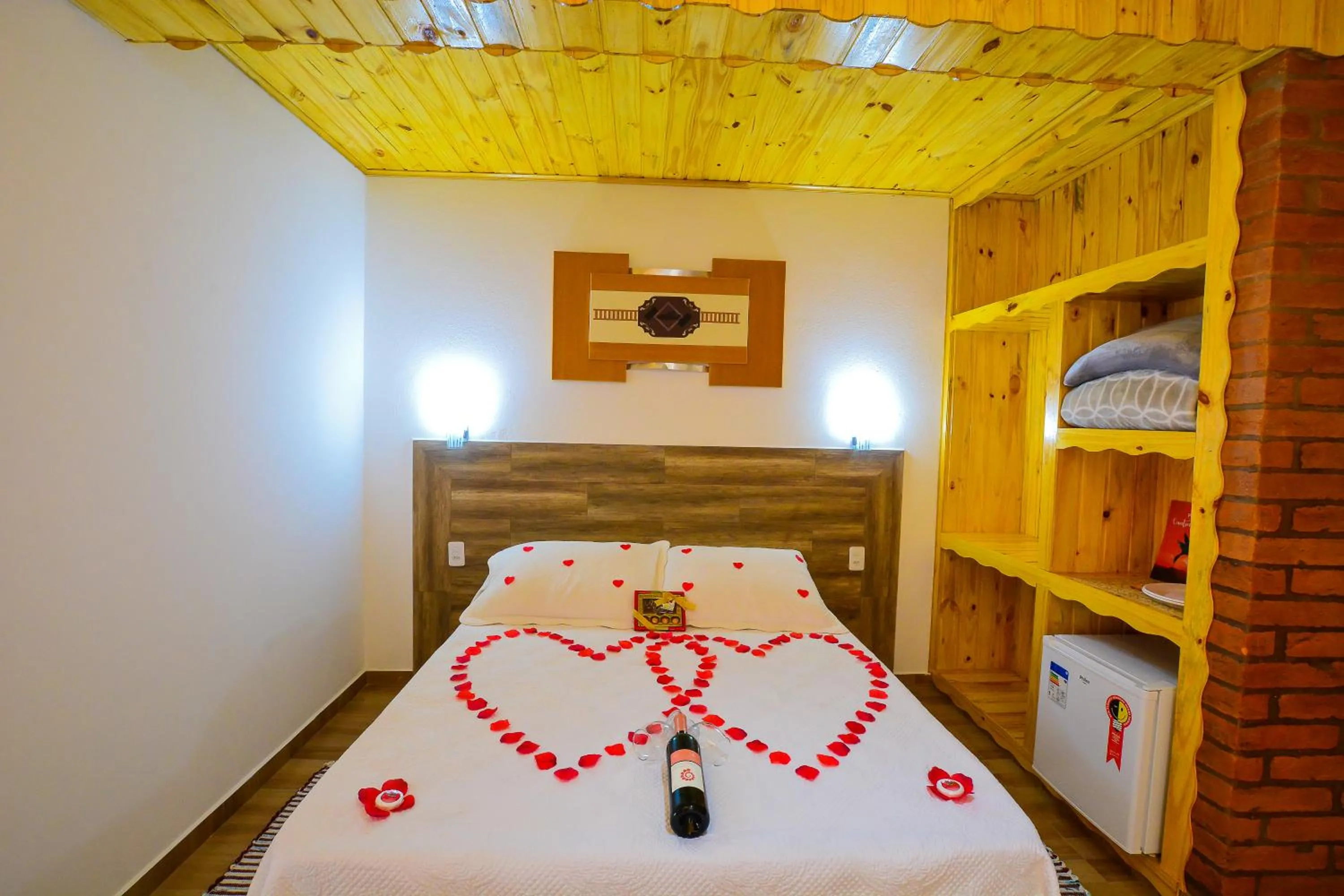 Bed in Pousada Varanda Colibri