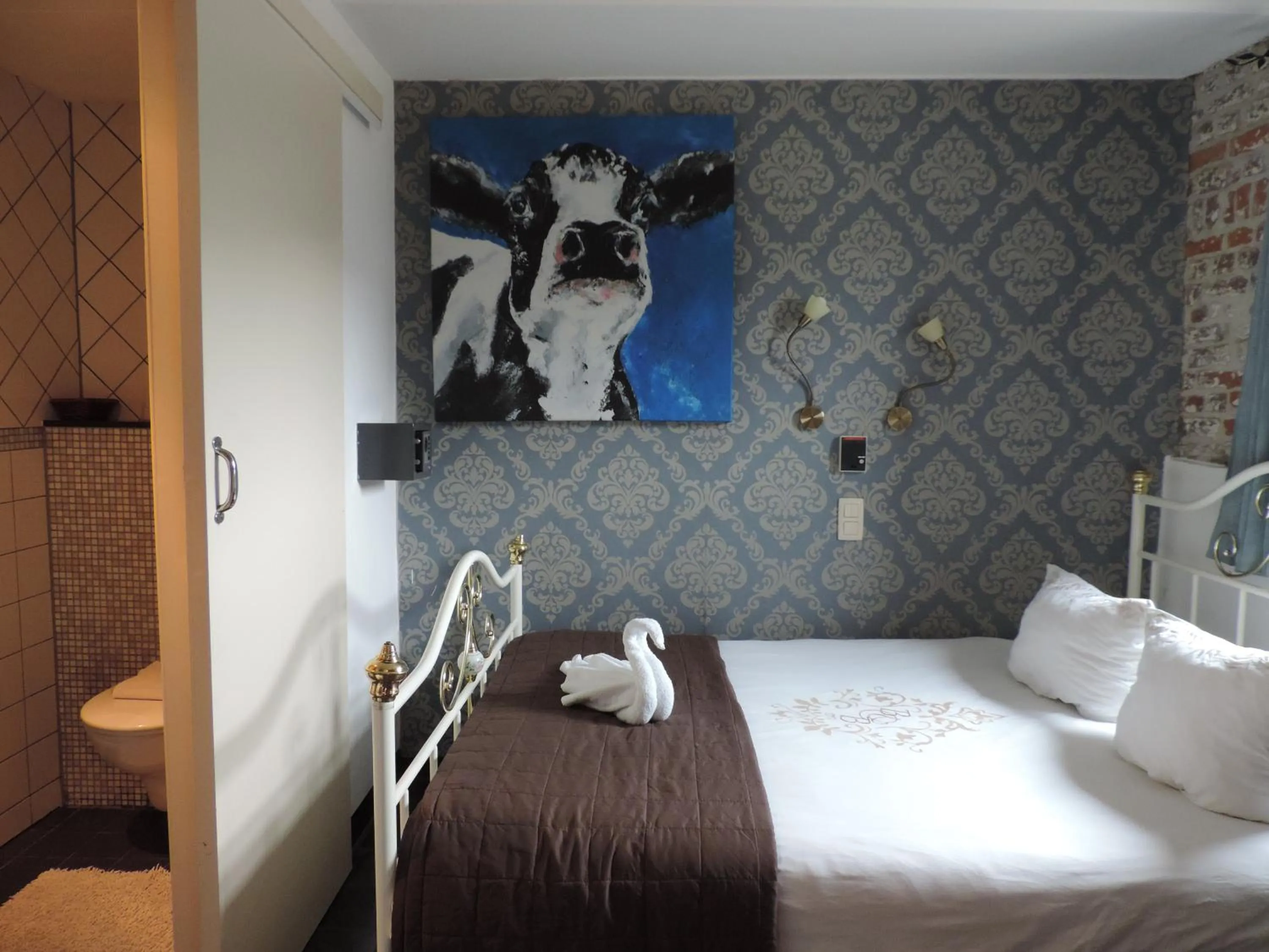 Bed in Hotel Berneau