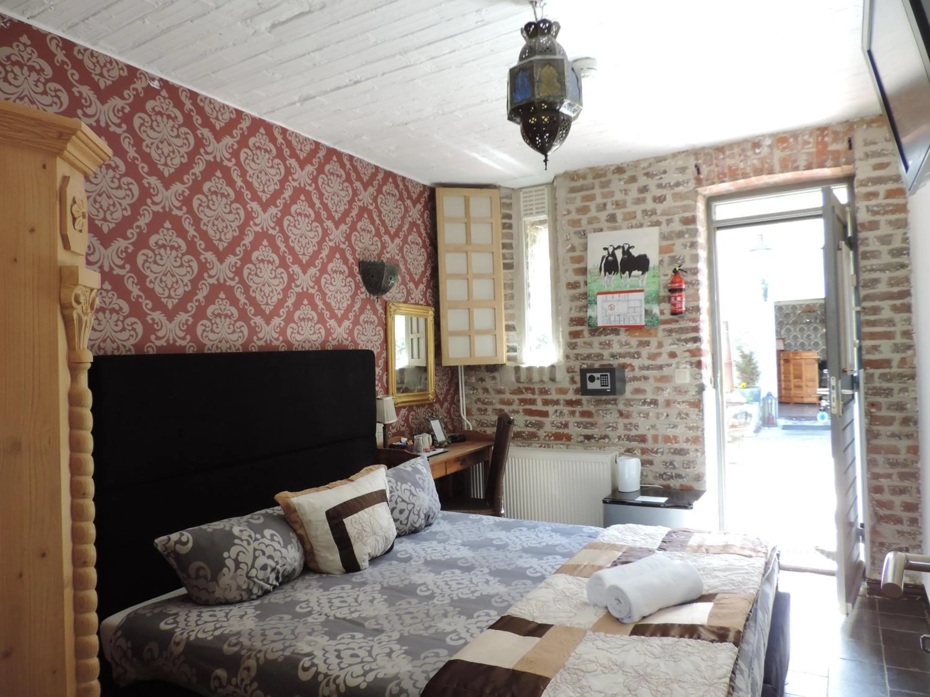 Bed in Hotel Berneau