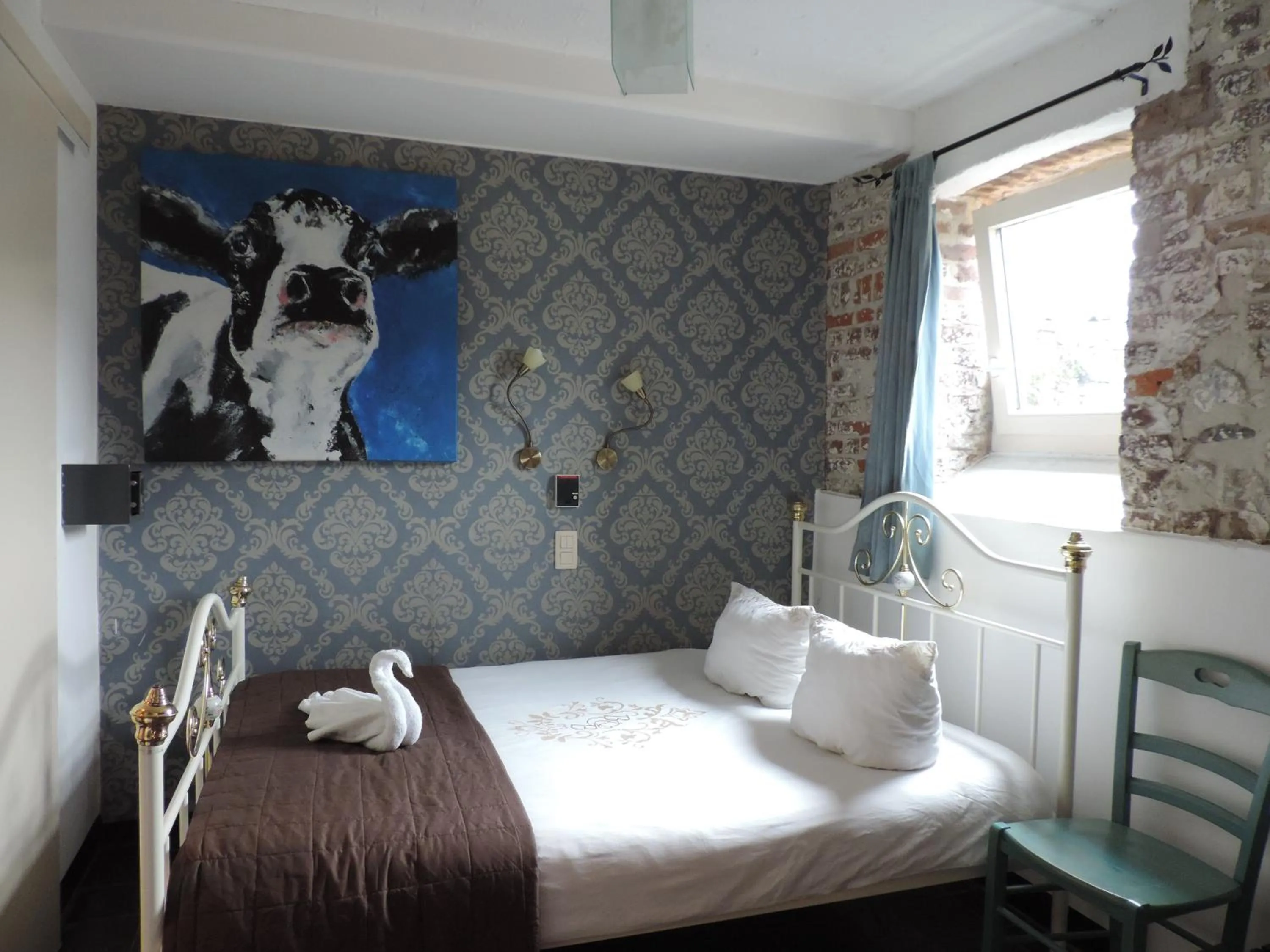 Bed in Hotel Berneau