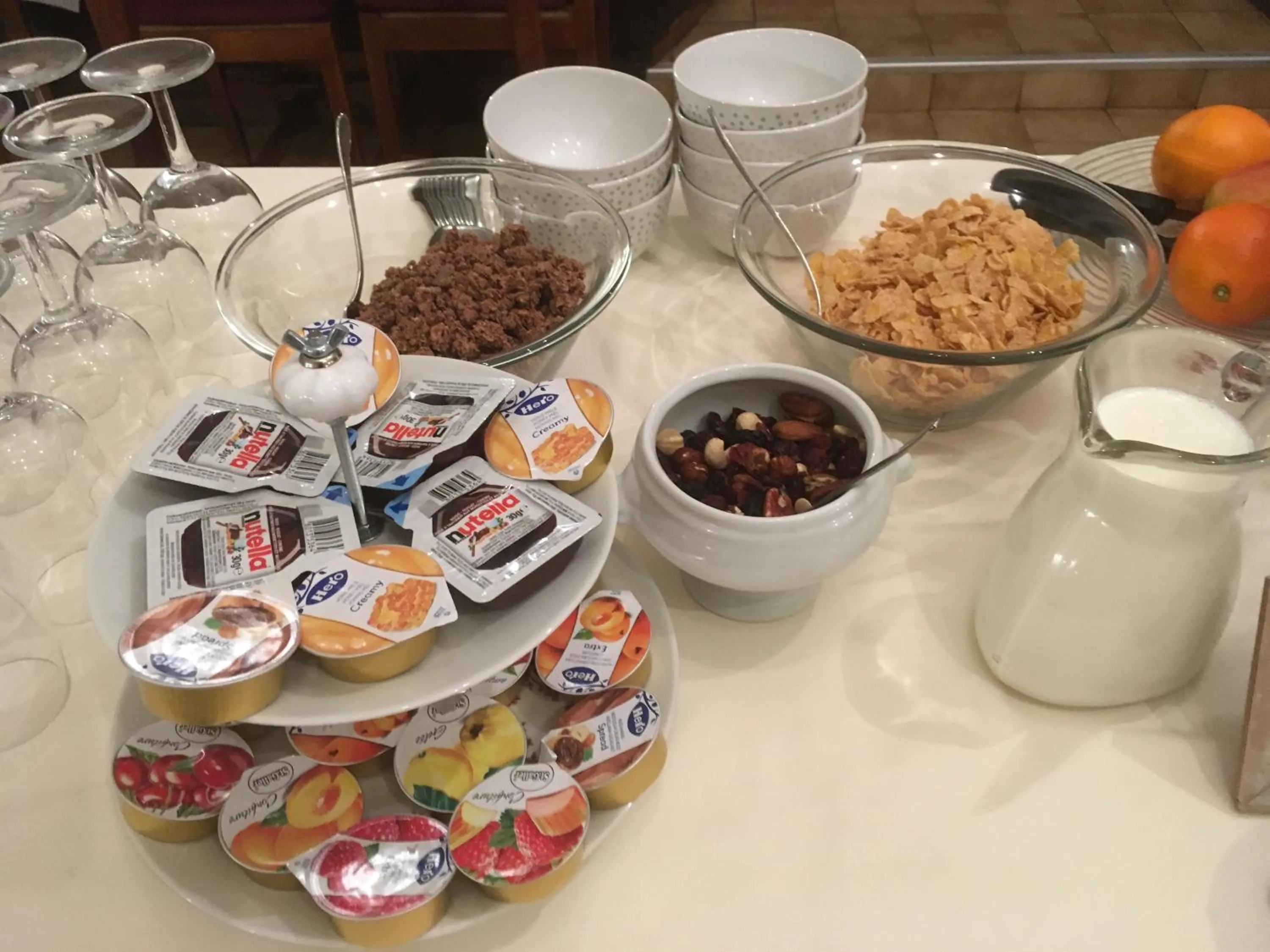 Buffet breakfast in Al Boccalino Bed&Breakfast