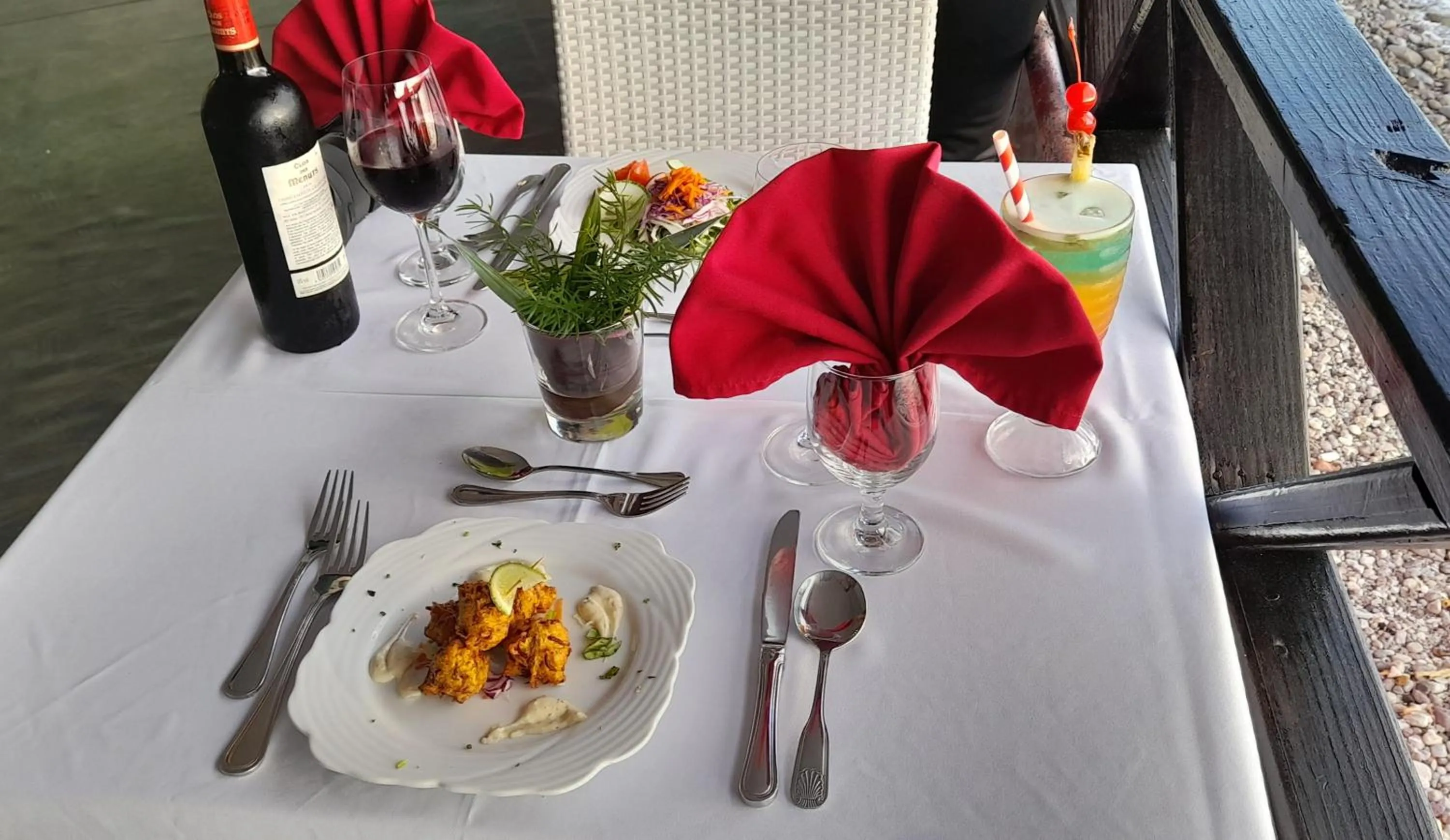 Dining area in Ocean's Edge Lodge Restaurant & Bar