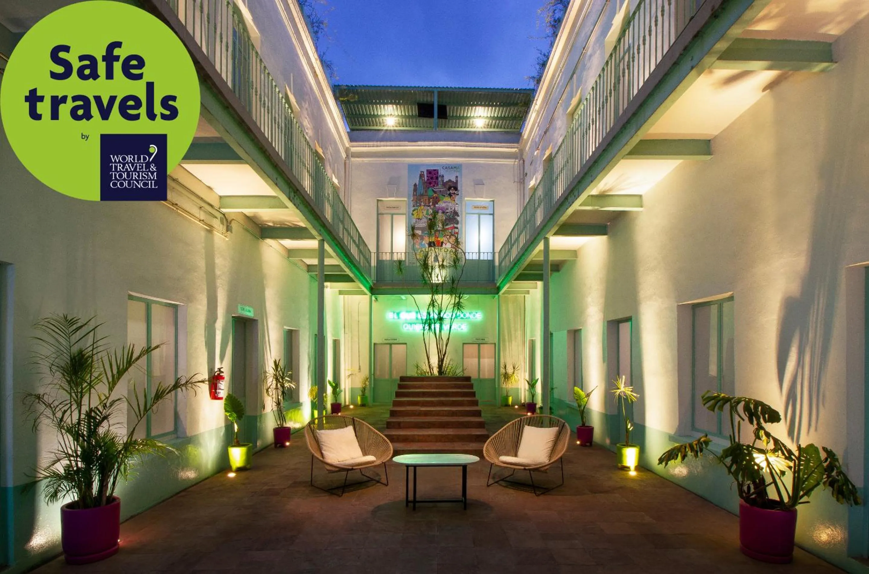 Lobby or reception in CASA MX alameda