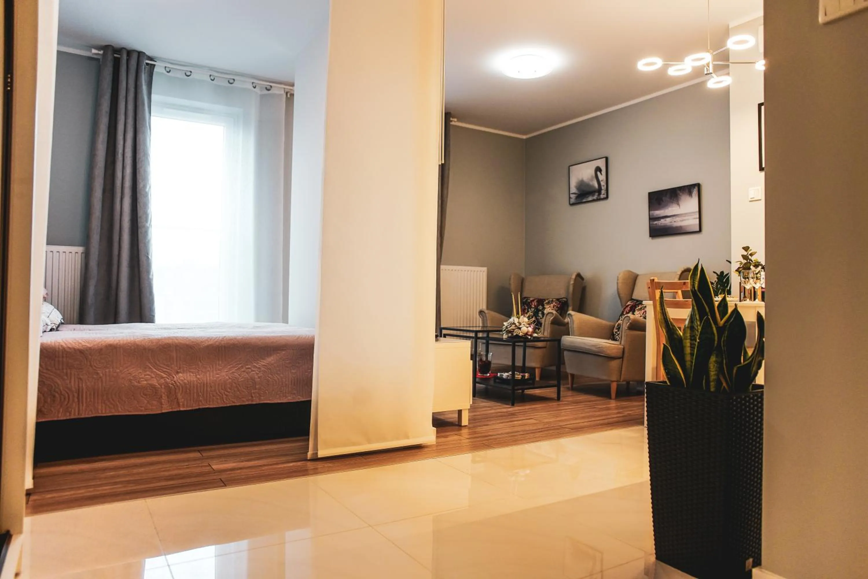 Living room, Bed in Nowe Zabłocie