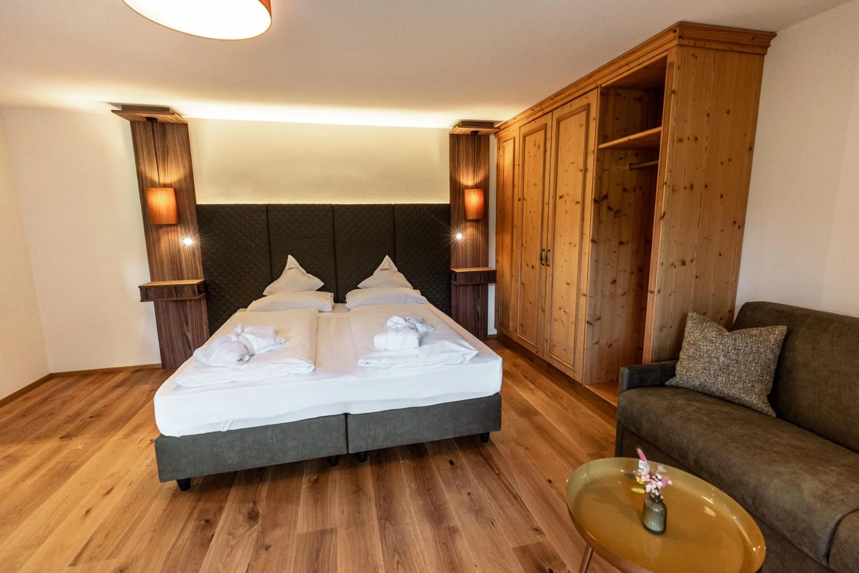 Bed in Moseralm Dolomiti Hideaway
