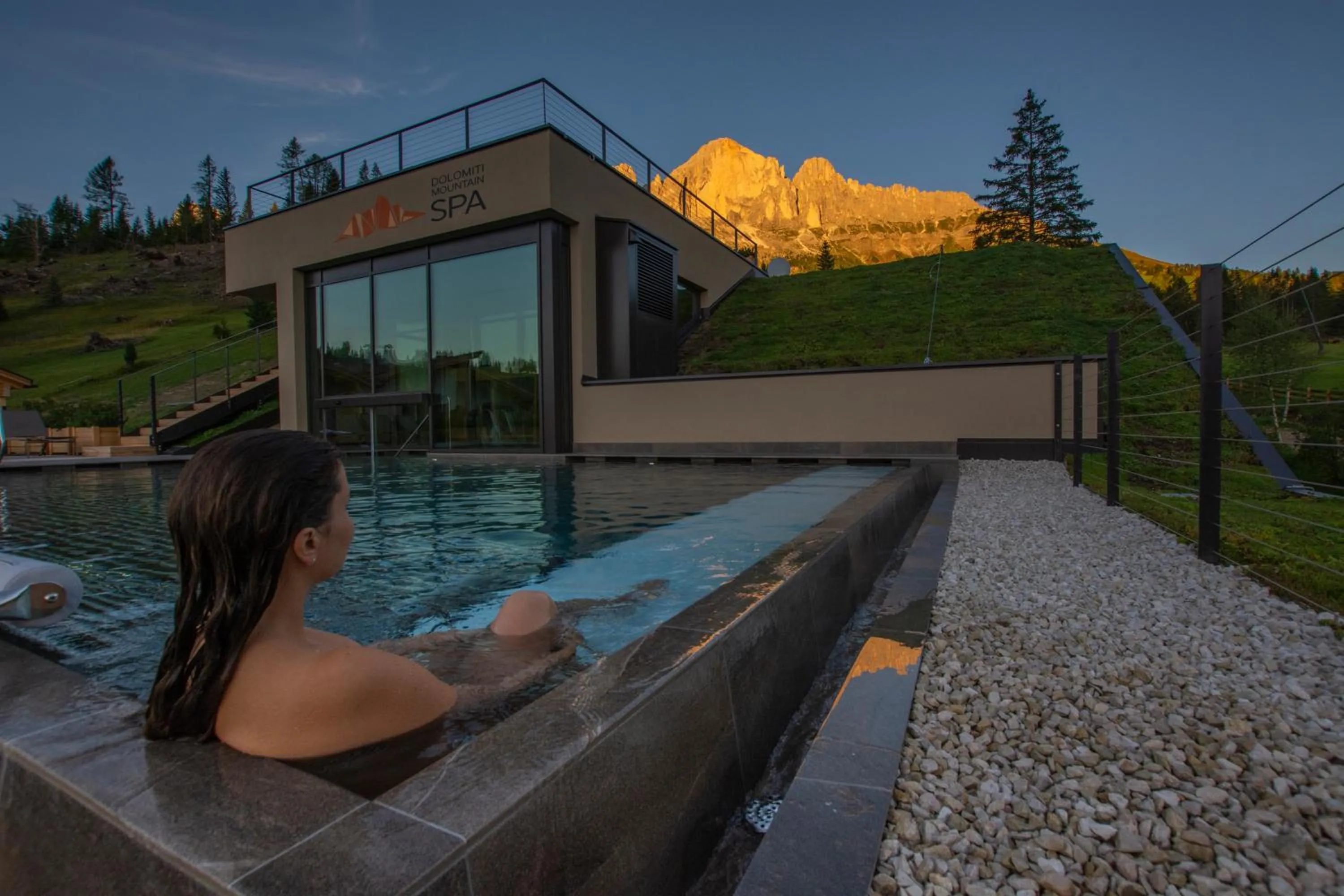Swimming pool in Moseralm Dolomiti Hideaway