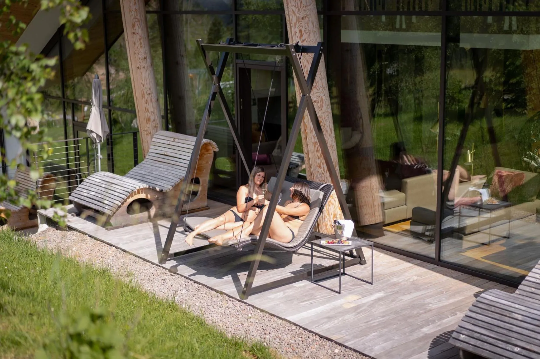 Spa and wellness centre/facilities in Moseralm Dolomiti Hideaway