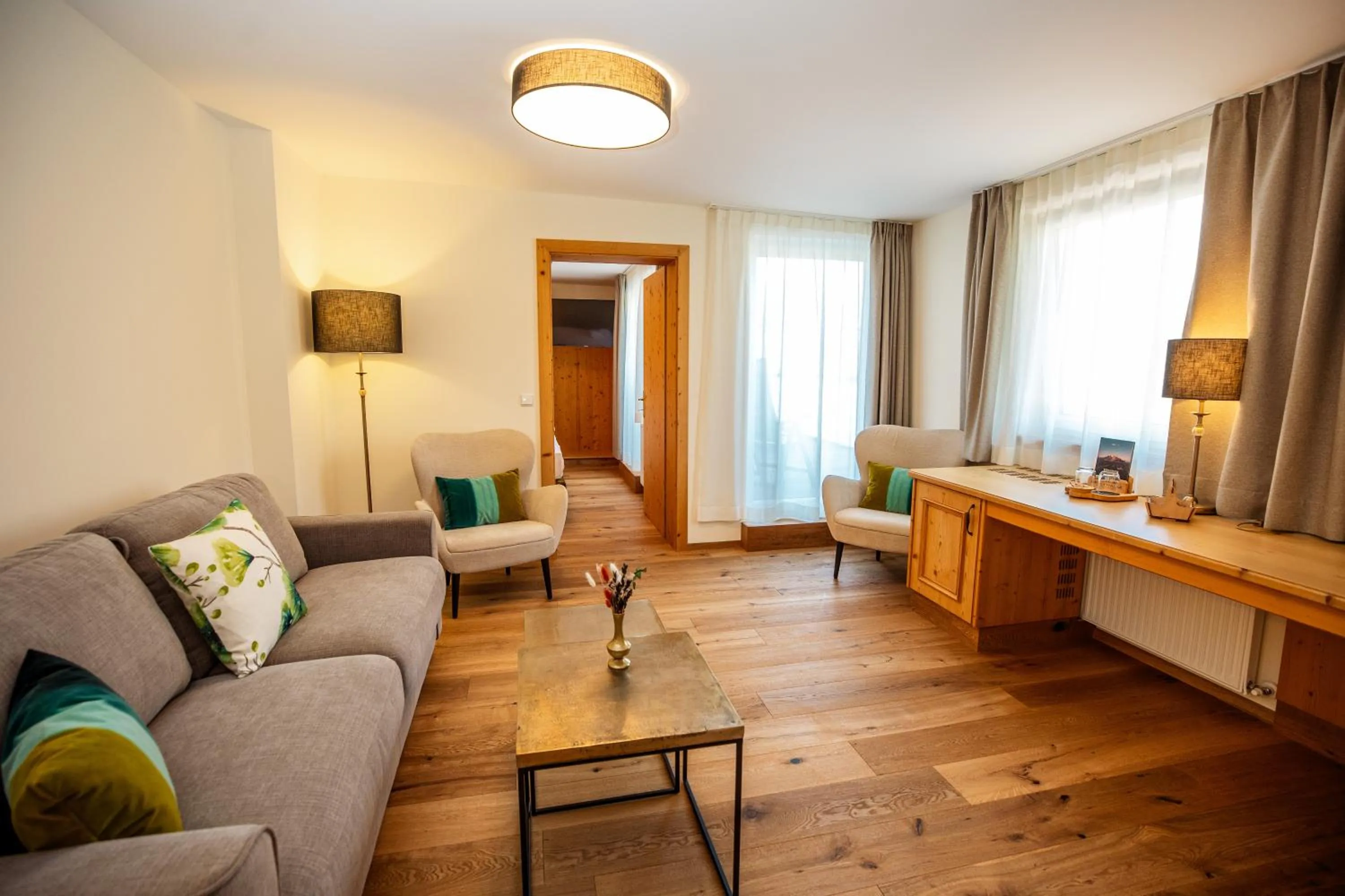 Living room in Moseralm Dolomiti Hideaway