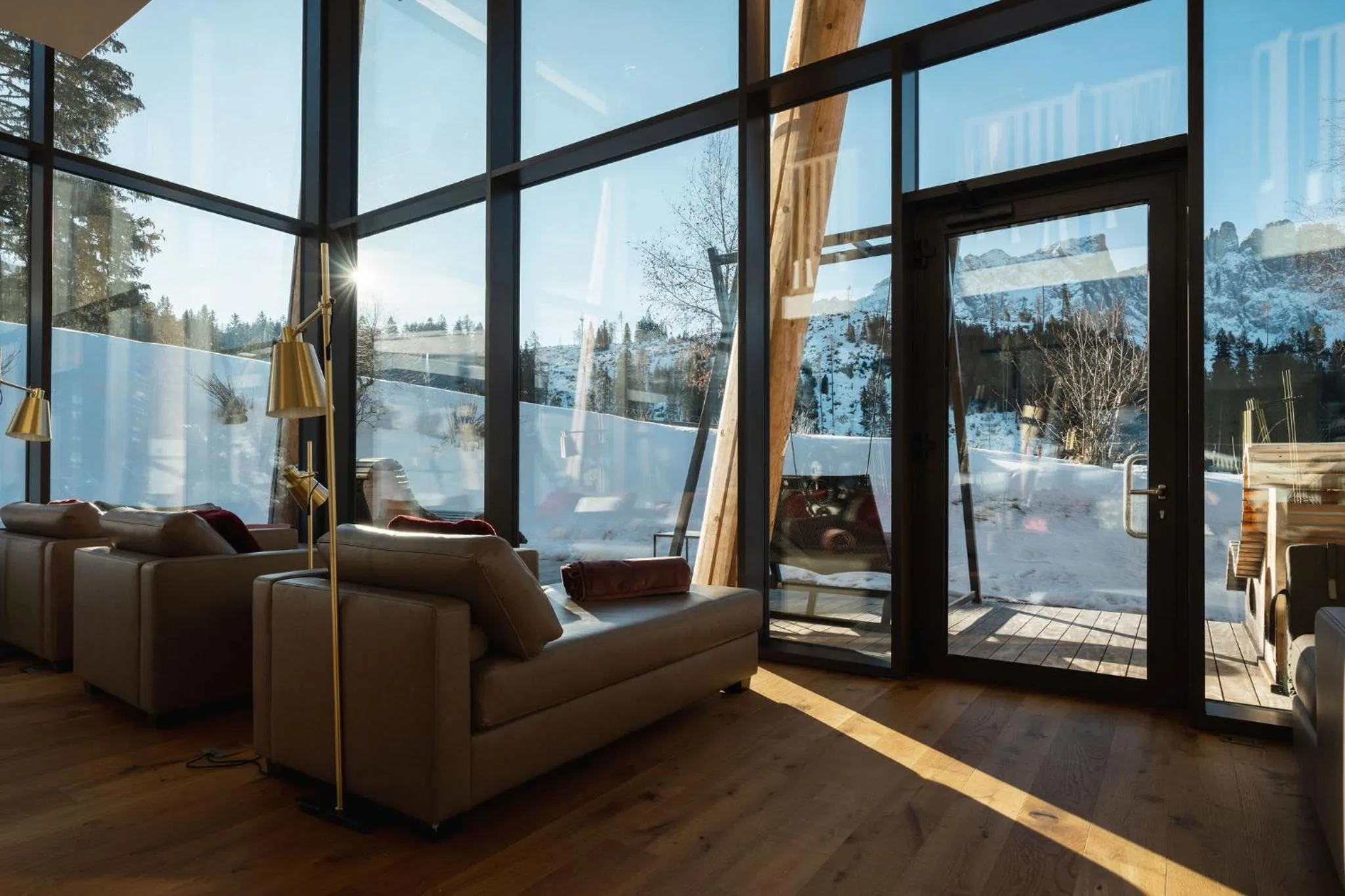 Spa and wellness centre/facilities in Moseralm Dolomiti Hideaway