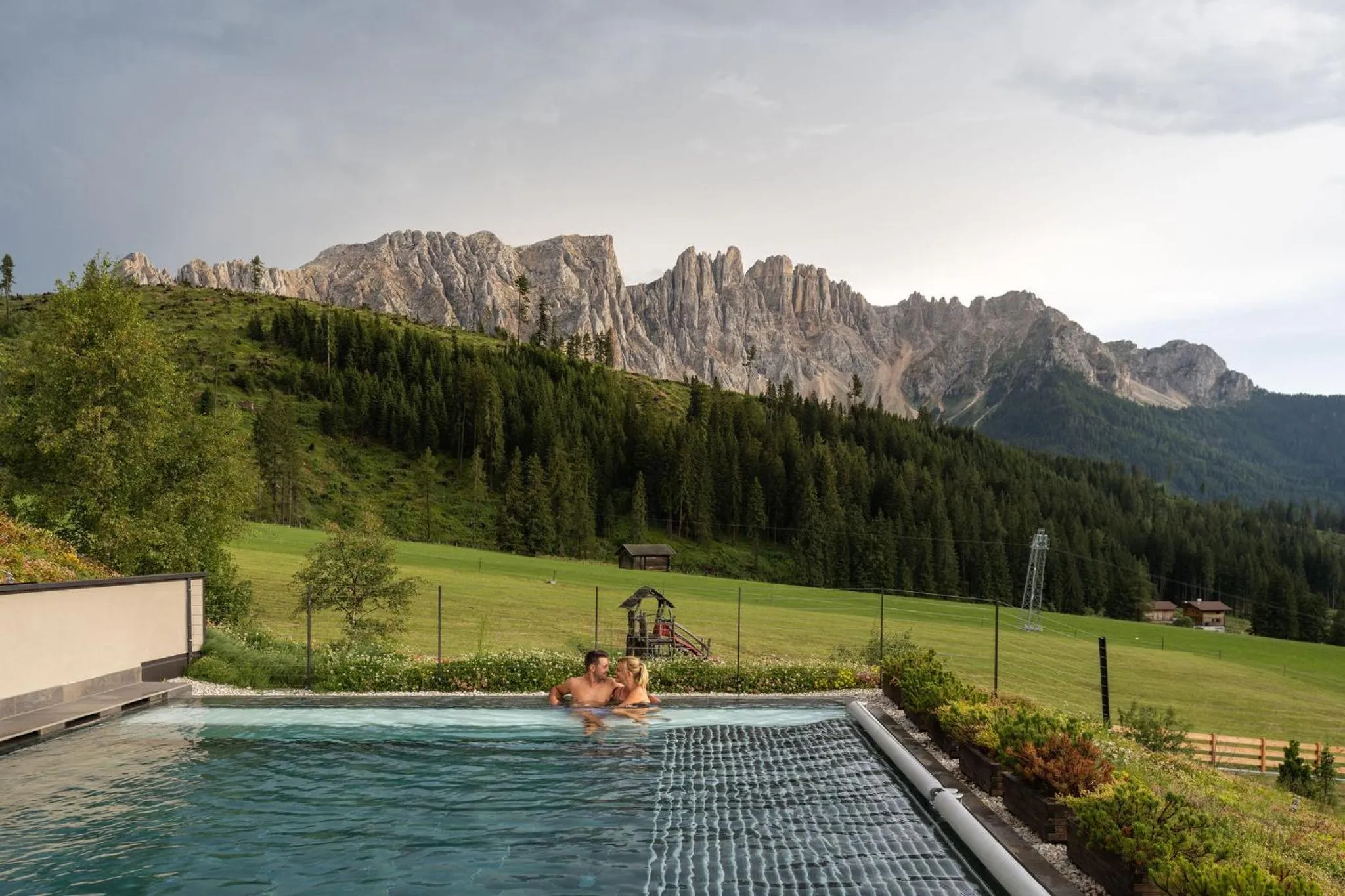 Swimming pool in Moseralm Dolomiti Hideaway