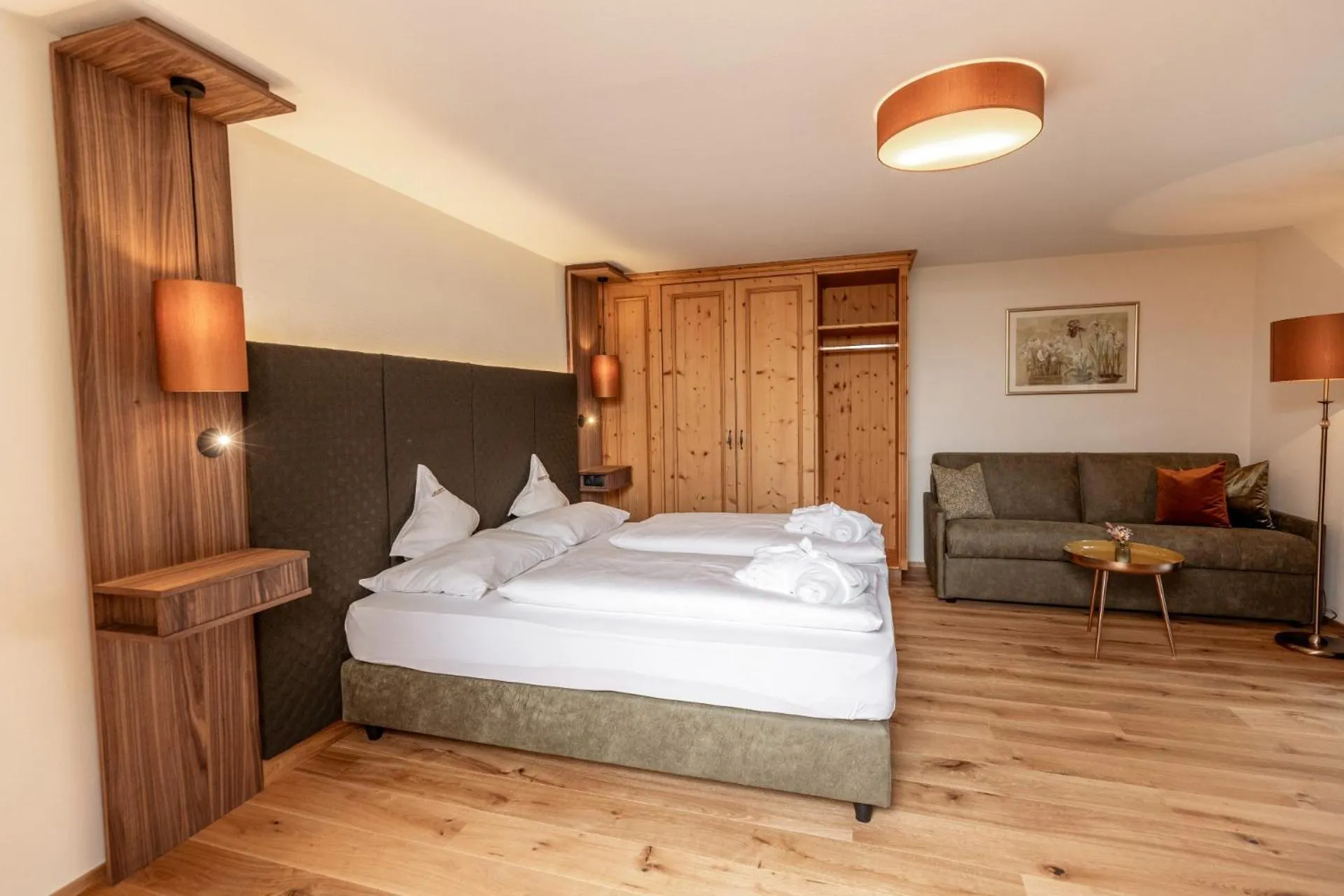 Bedroom, Bed in Moseralm Dolomiti Hideaway