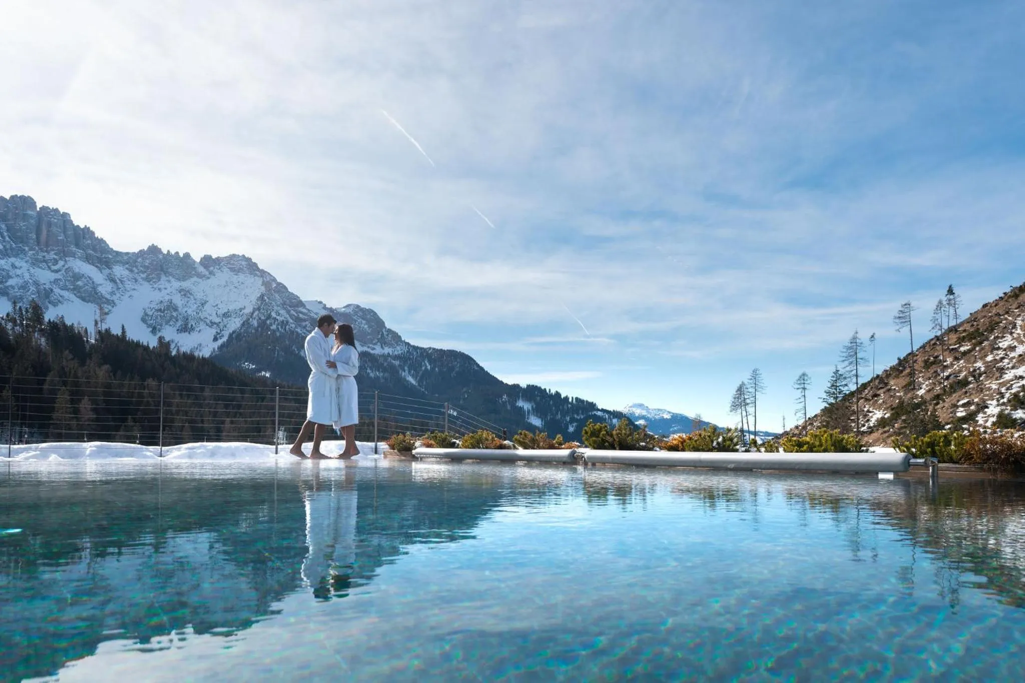 Swimming pool in Moseralm Dolomiti Hideaway