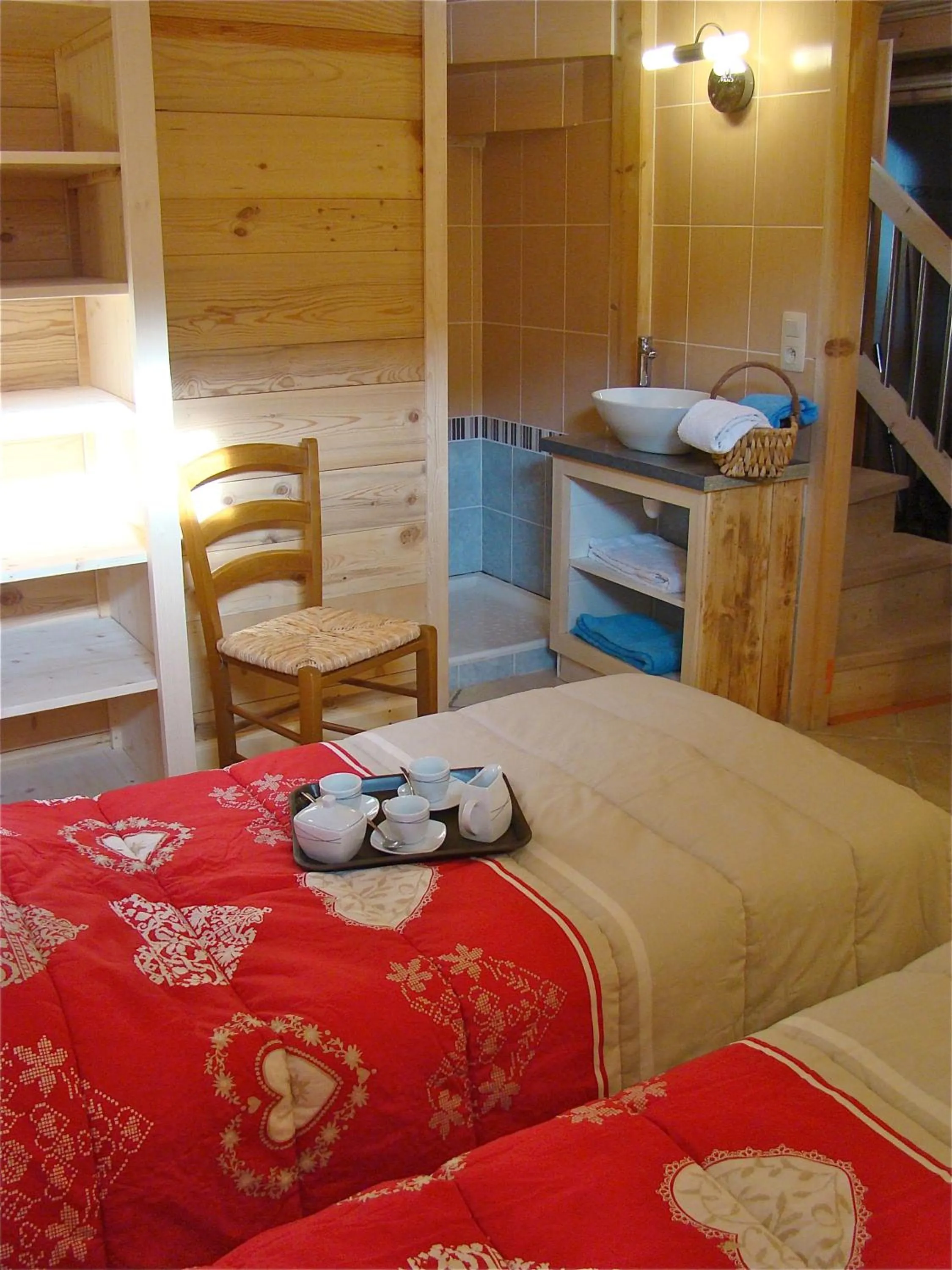 Decorative detail, Bed in Apart'hotel & Spa "La Destière"