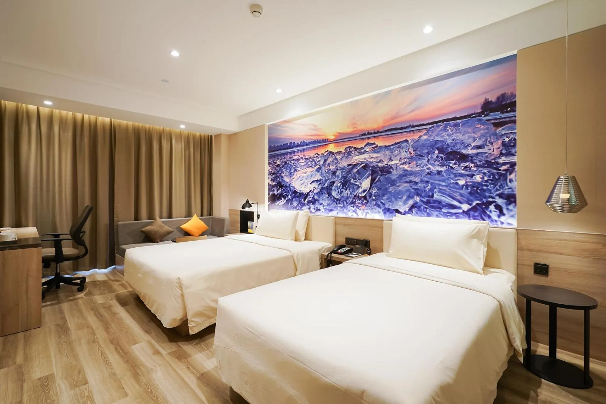 Bedroom, Bed in Atour Hotel Harbin Convention and Exhibition Center