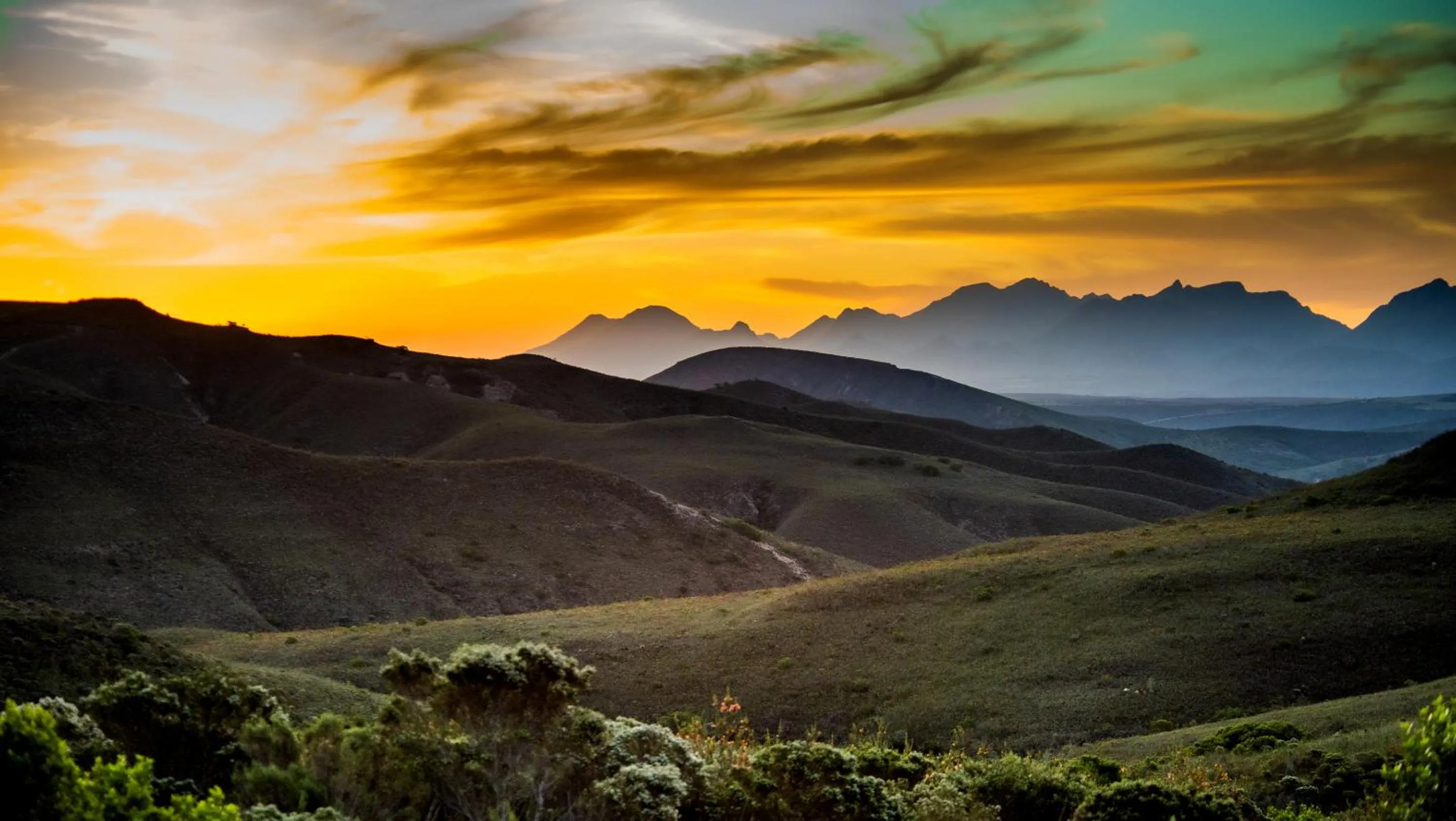 Natural landscape in Gondwana Game Reserve