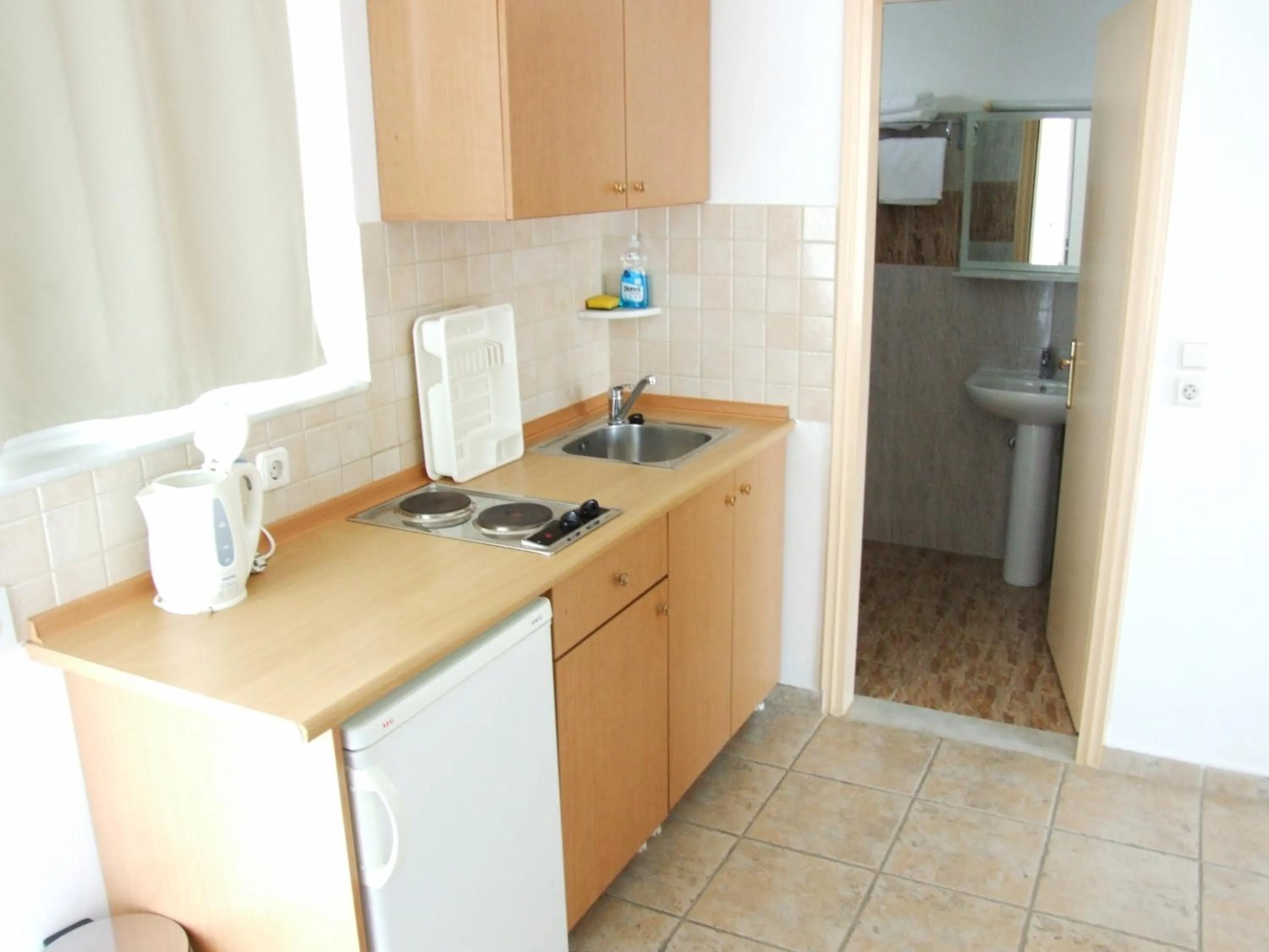 Kitchen or kitchenette in Sokrates Studios