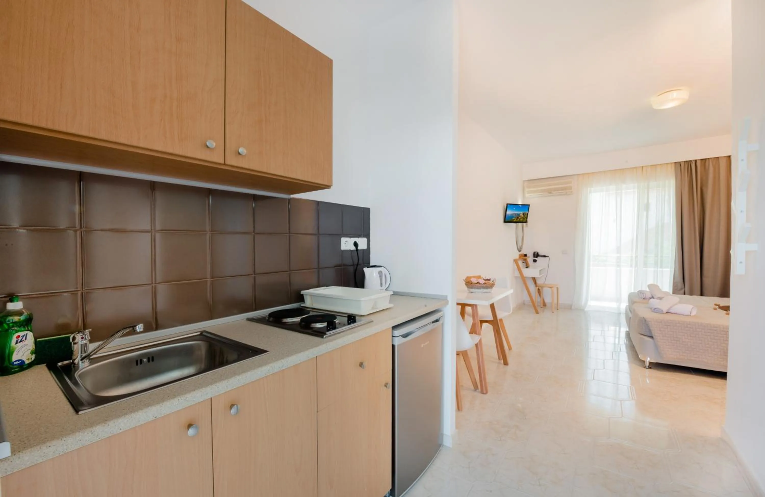 Kitchen or kitchenette in Sokrates Studios