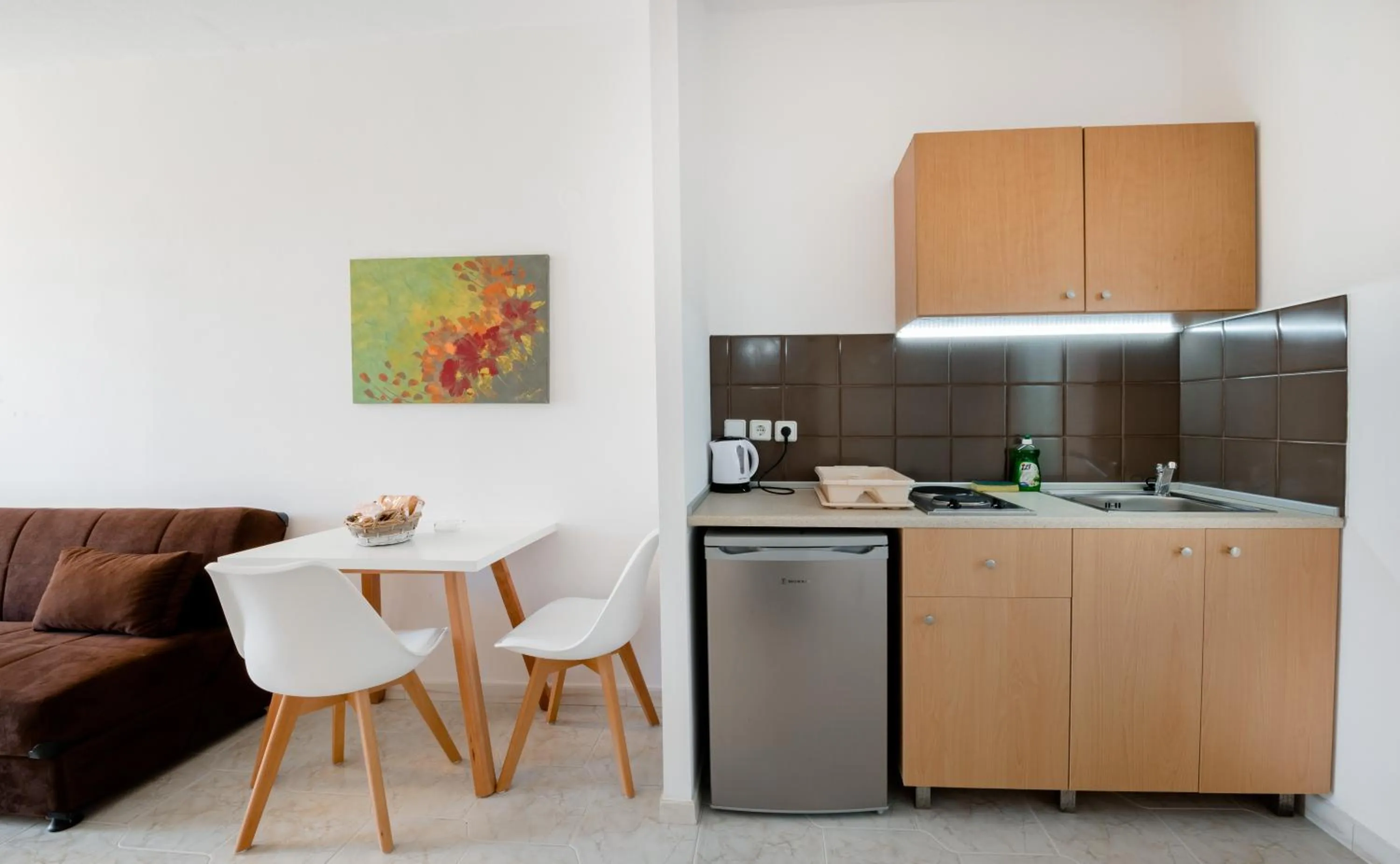 Living room in Sokrates Studios