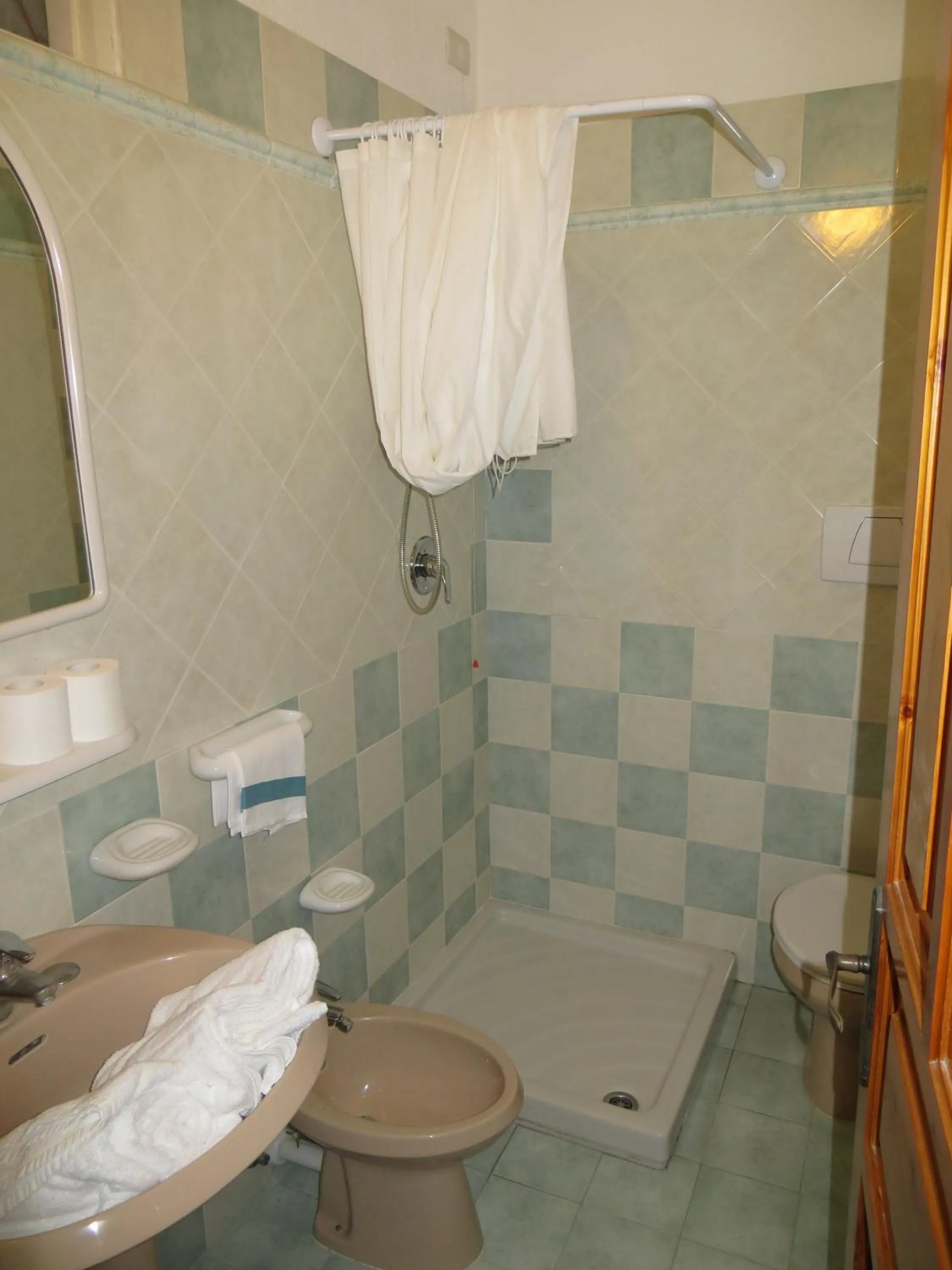 Bathroom in Albergo Villa Mario