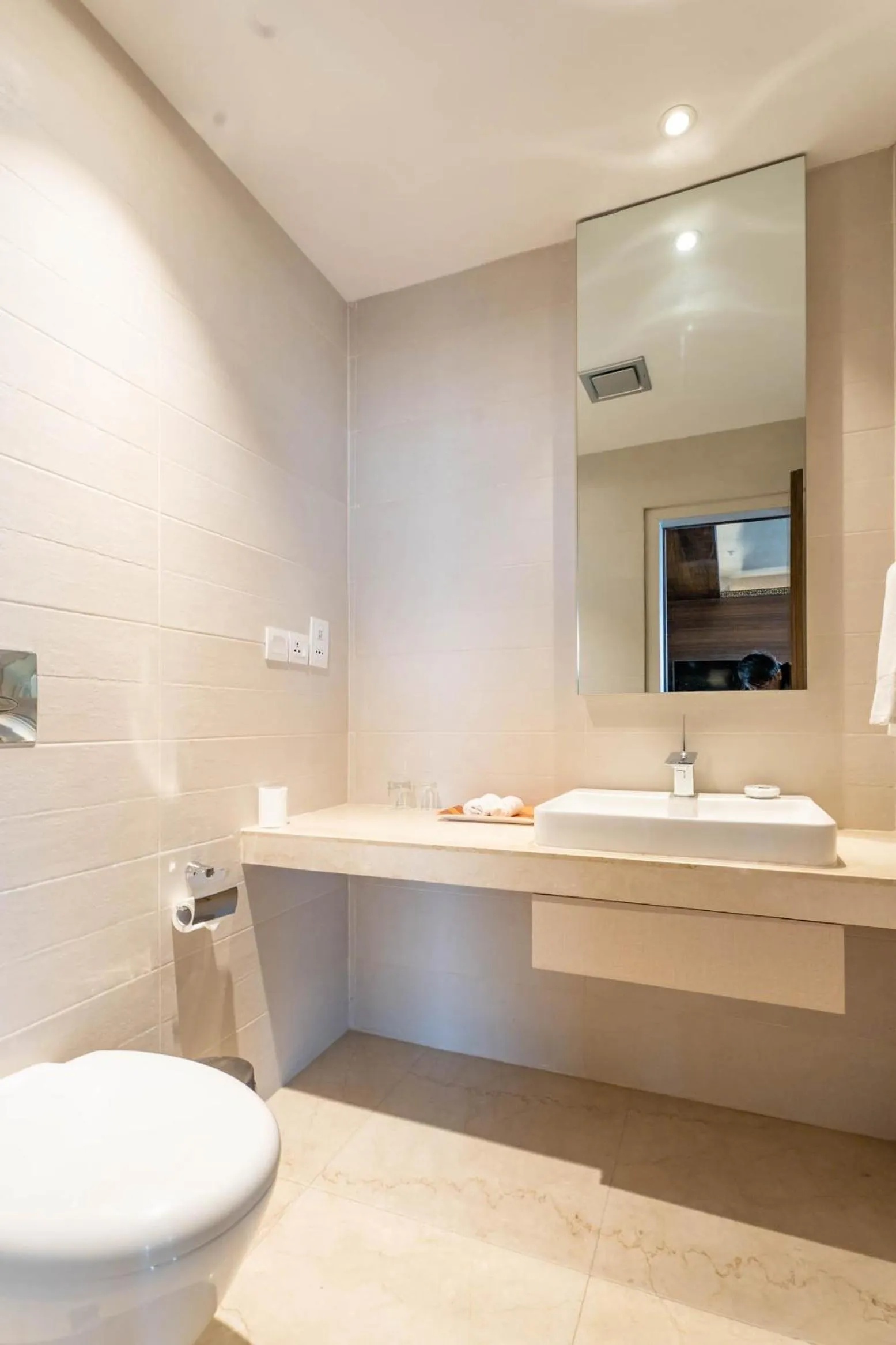 Toilet in Ramada by Wyndham Kathmandu Dhumbarahi