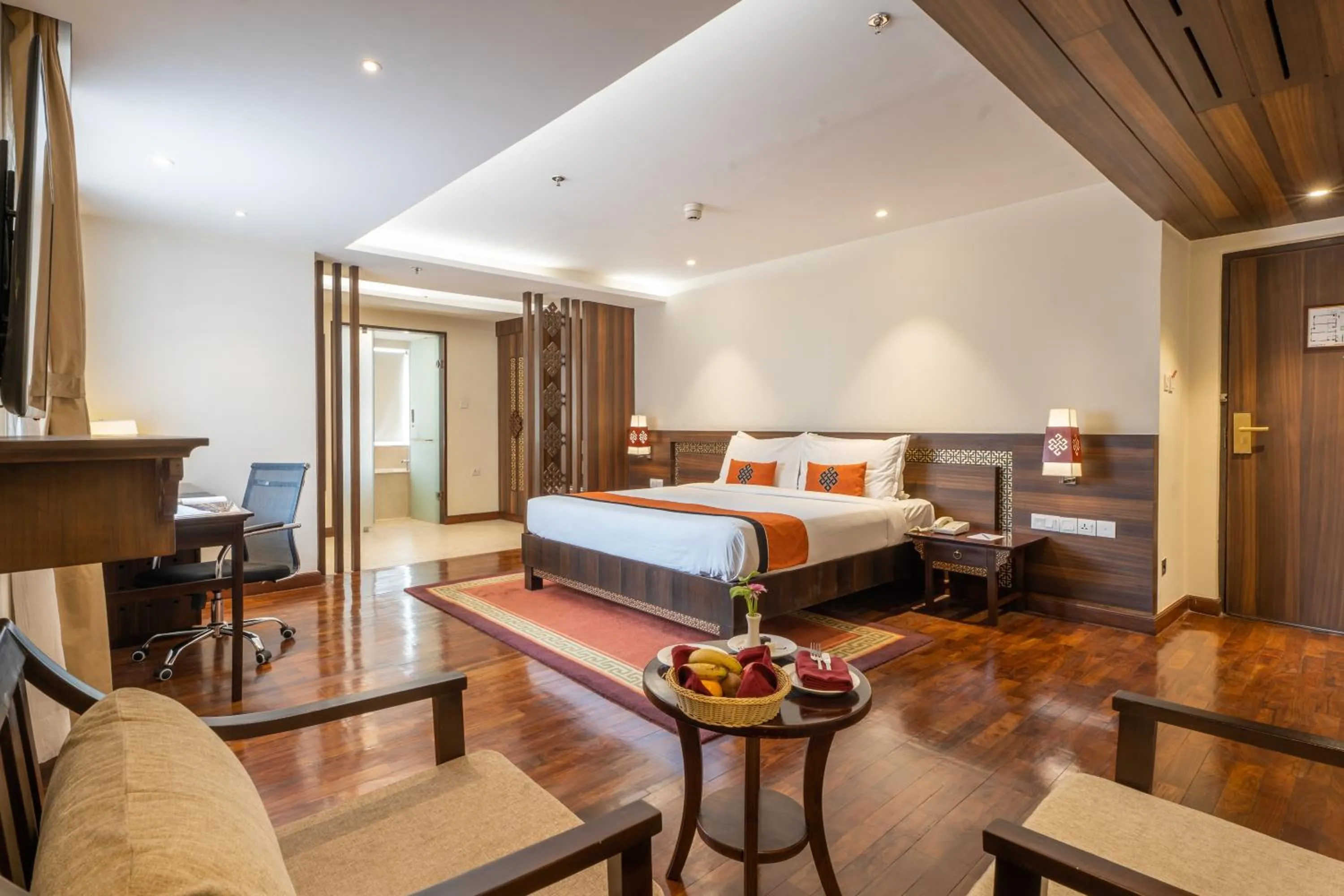 Photo of the whole room, Bed in Ramada by Wyndham Kathmandu Dhumbarahi