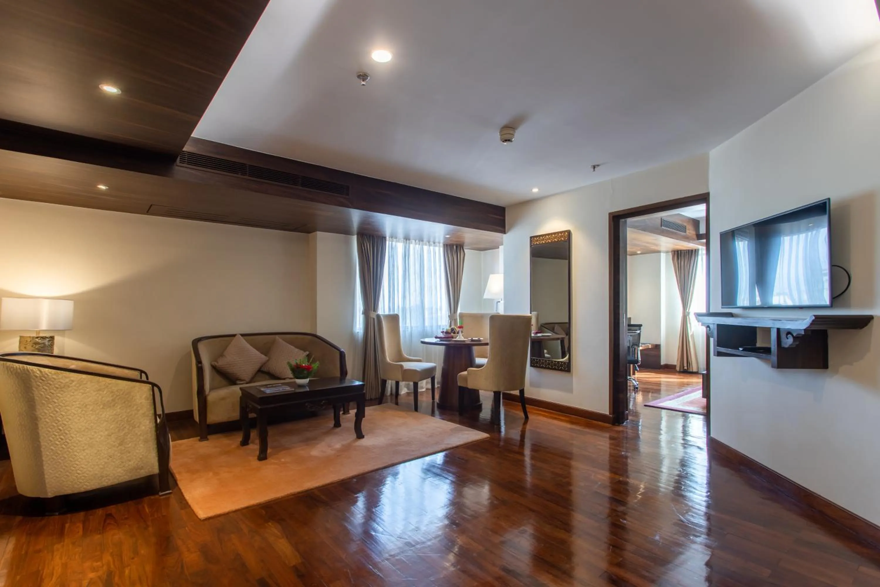 Living room in Ramada by Wyndham Kathmandu Dhumbarahi