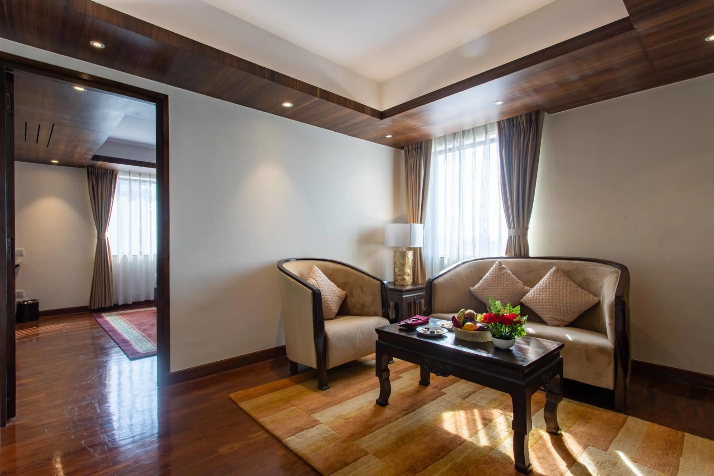 Seating area in Ramada by Wyndham Kathmandu Dhumbarahi