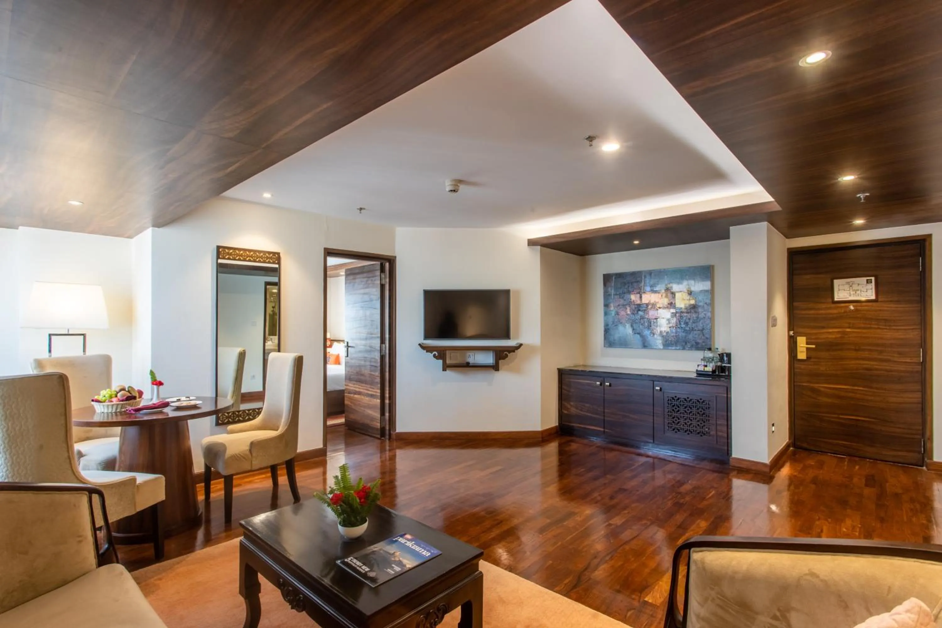 Seating area in Ramada by Wyndham Kathmandu Dhumbarahi