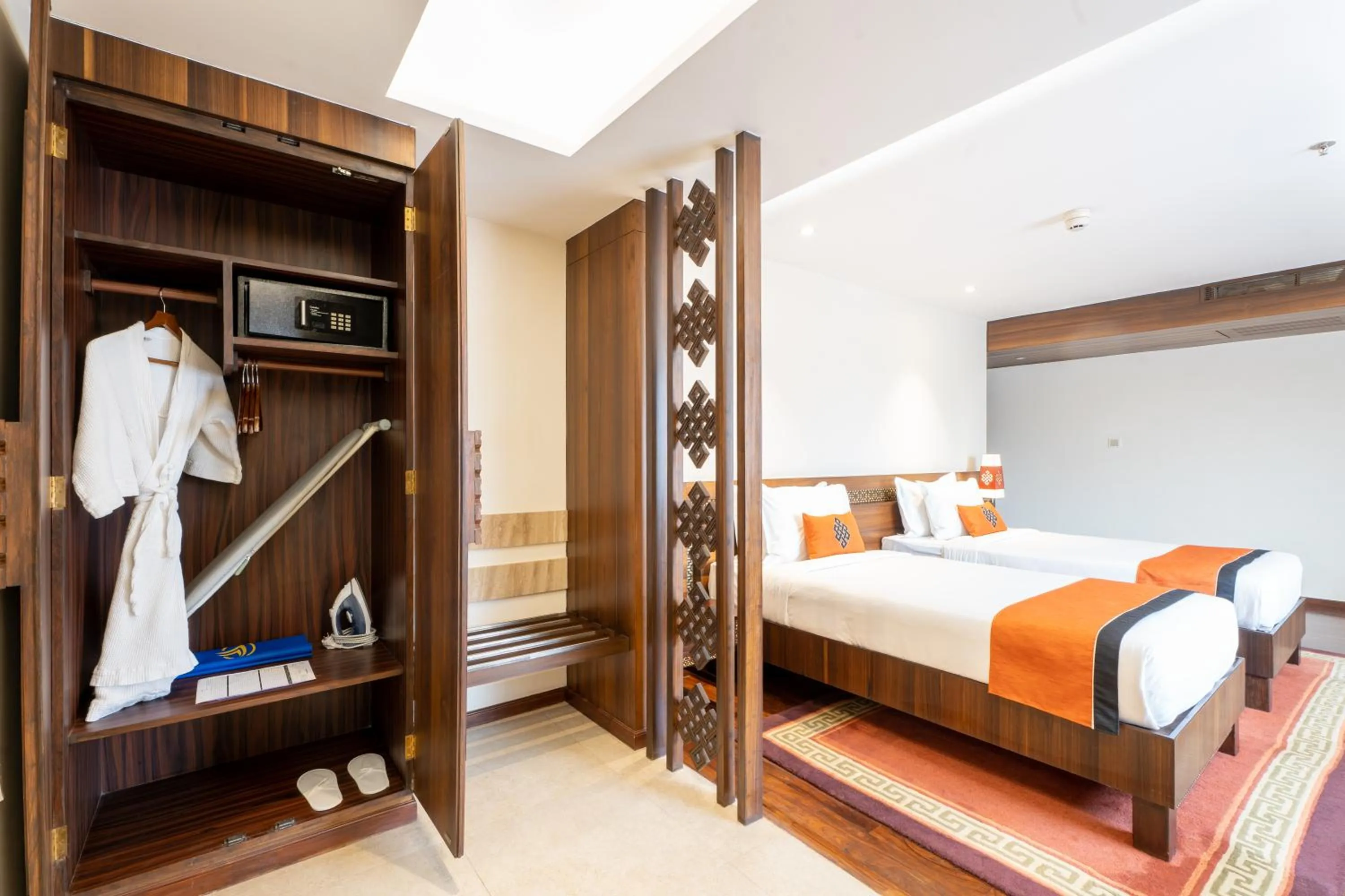 flat iron, Bed in Ramada by Wyndham Kathmandu Dhumbarahi