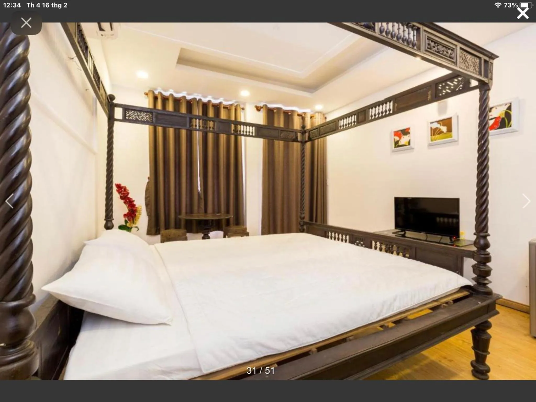 Bed in Sai Gon 1979 Hotel