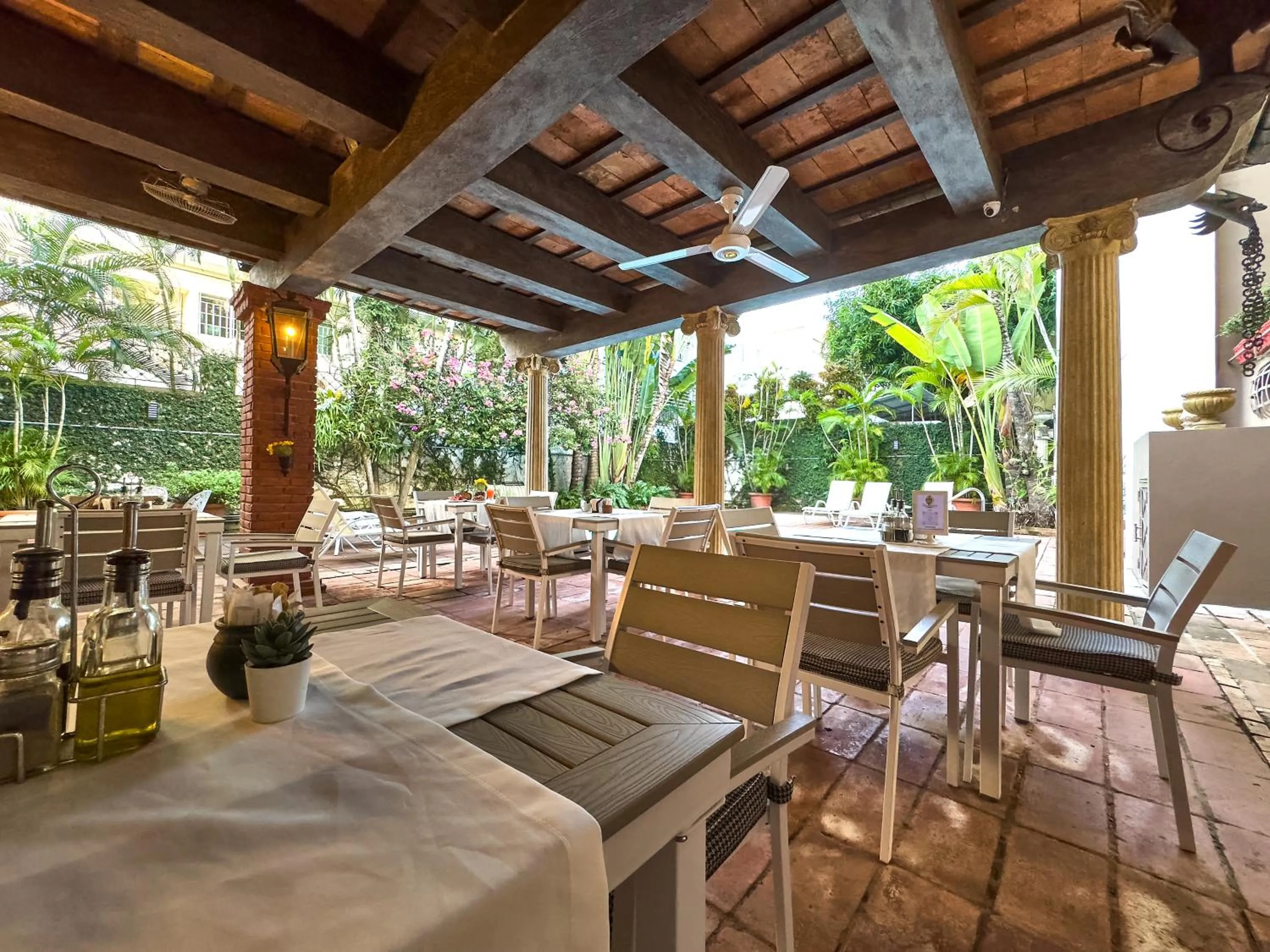 Dining area in Hotel San Marco