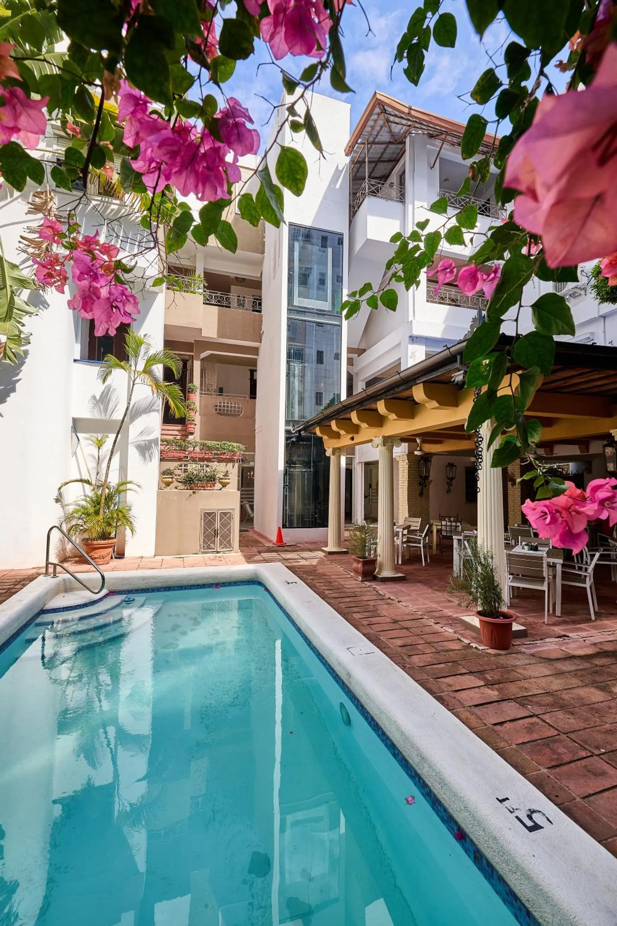 Patio in Hotel San Marco