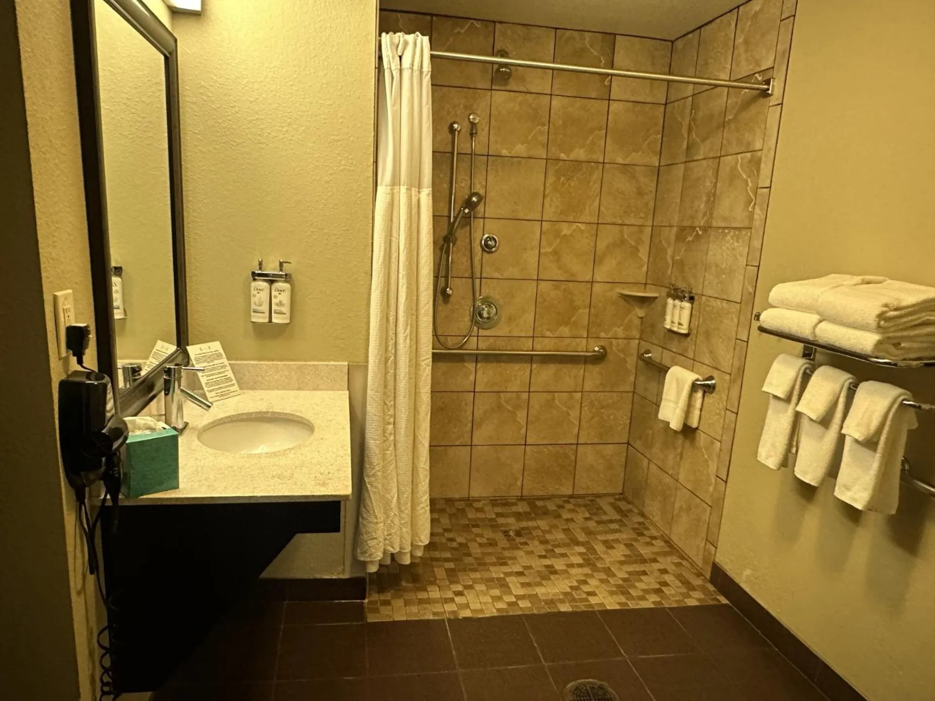 Shower in Staybridge Suites Minot by IHG