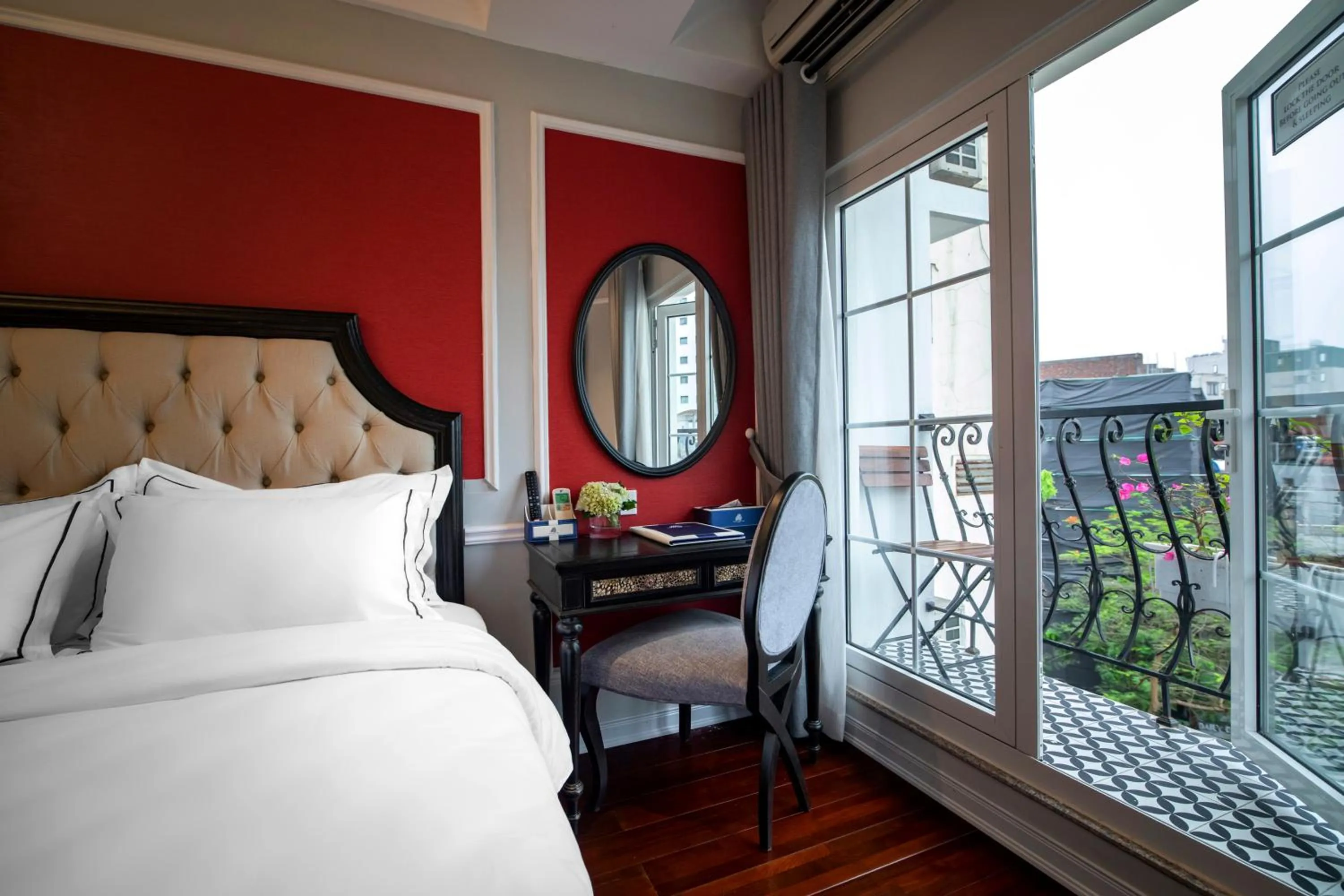 Bed in Acoustic Hotel & Spa