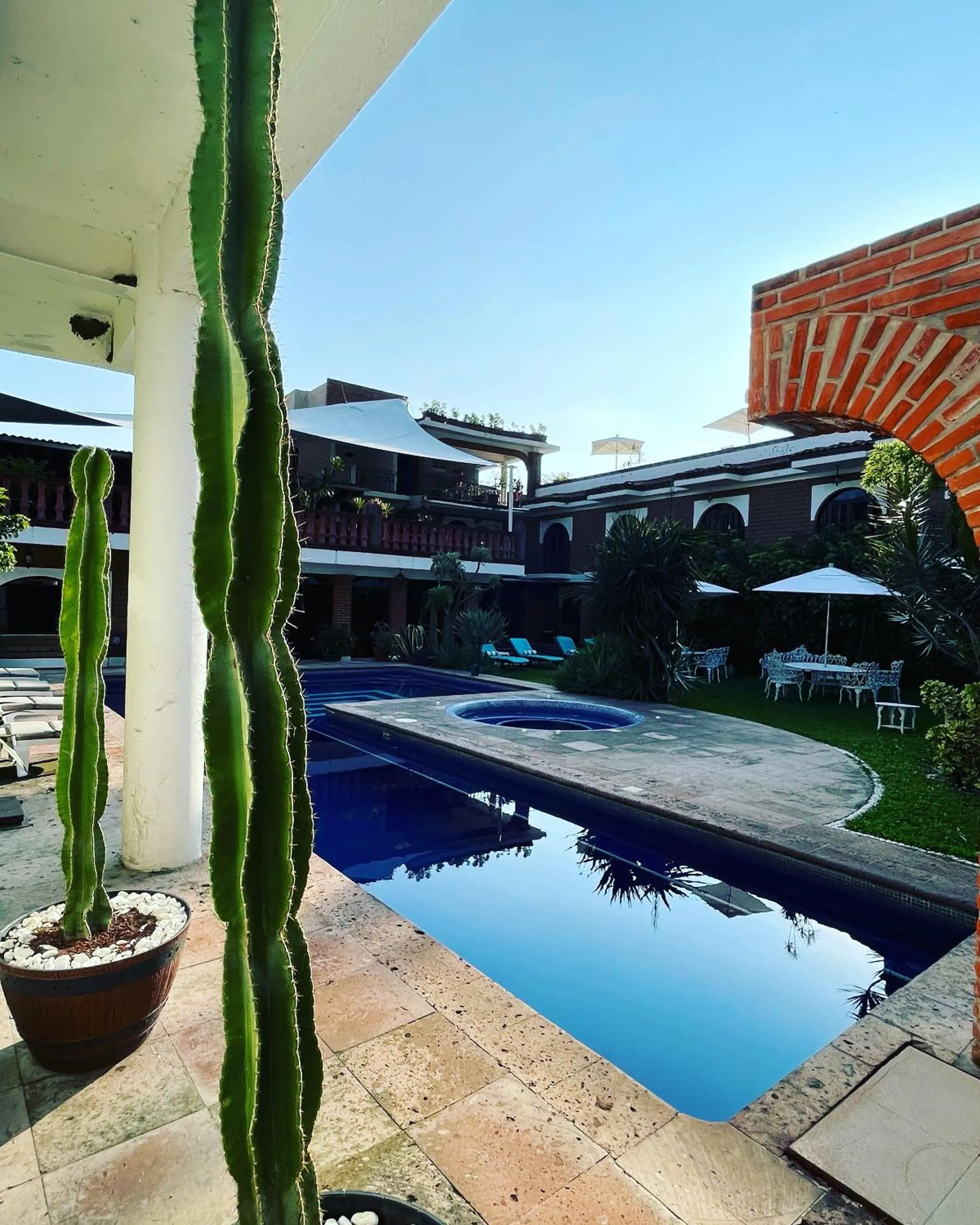 Property building in Hotel Hacienda Ventana del Cielo