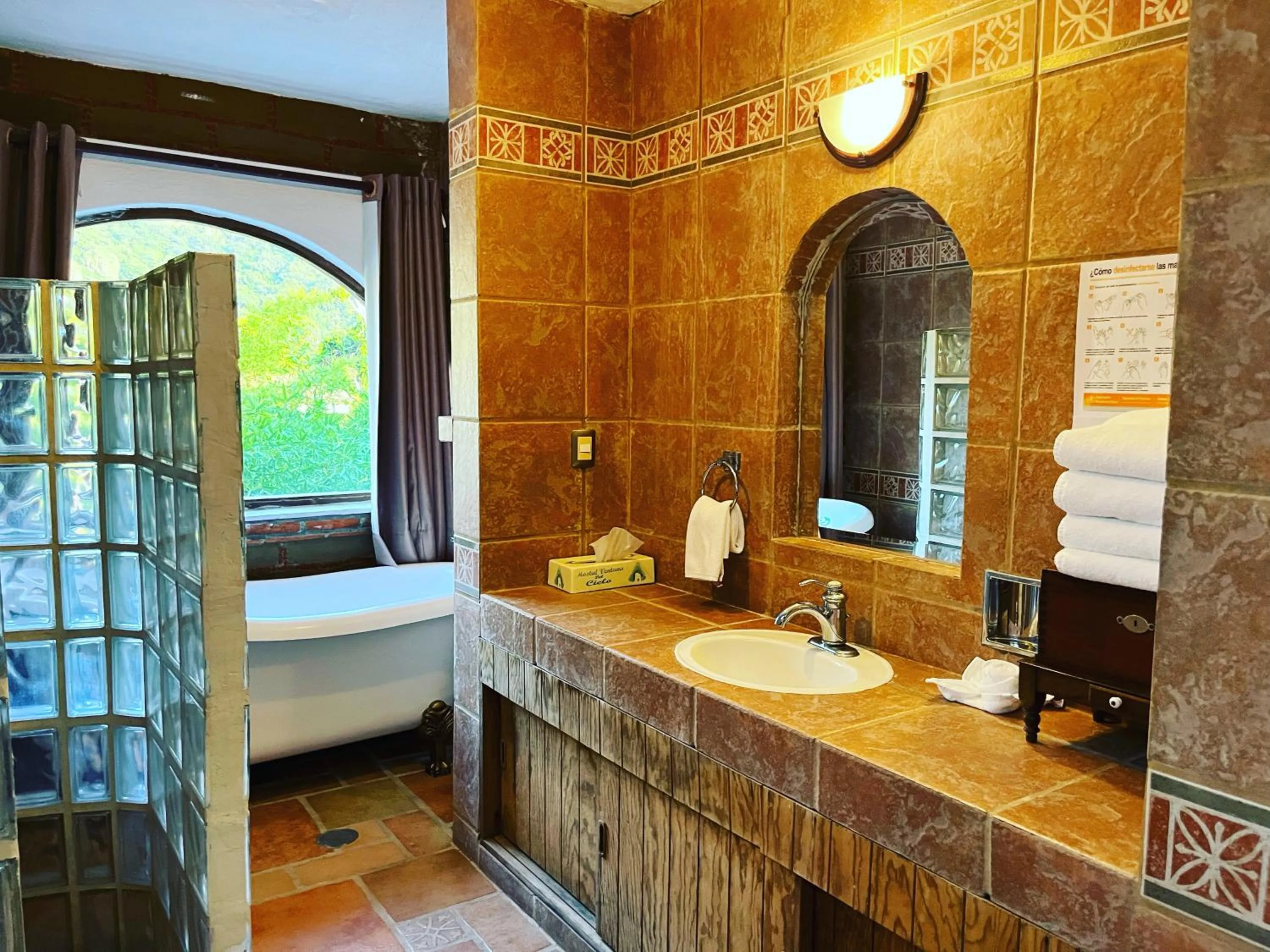 Bathroom in Hotel Hacienda Ventana del Cielo