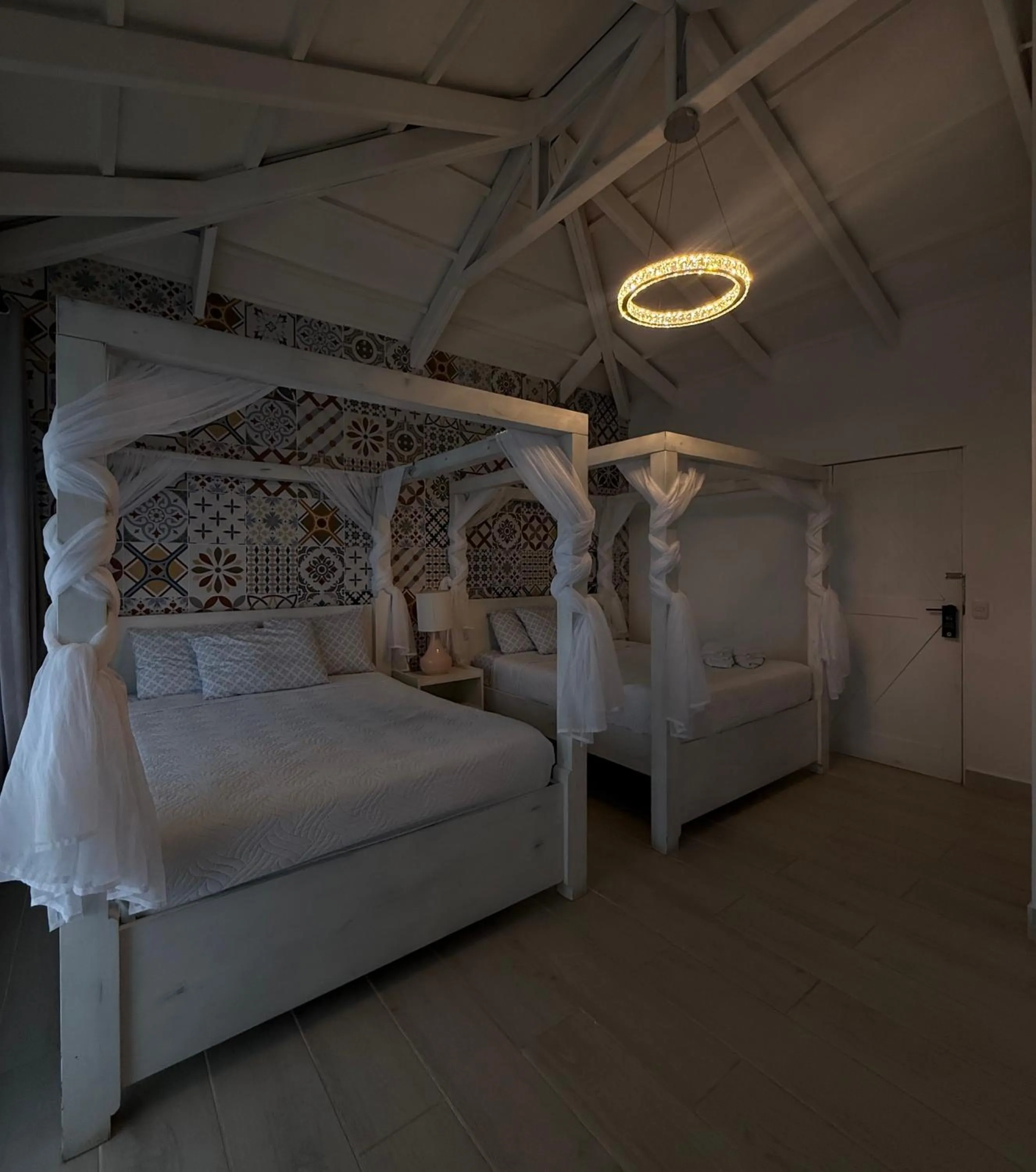 Bed in Hotel Arenal Vista Lodge