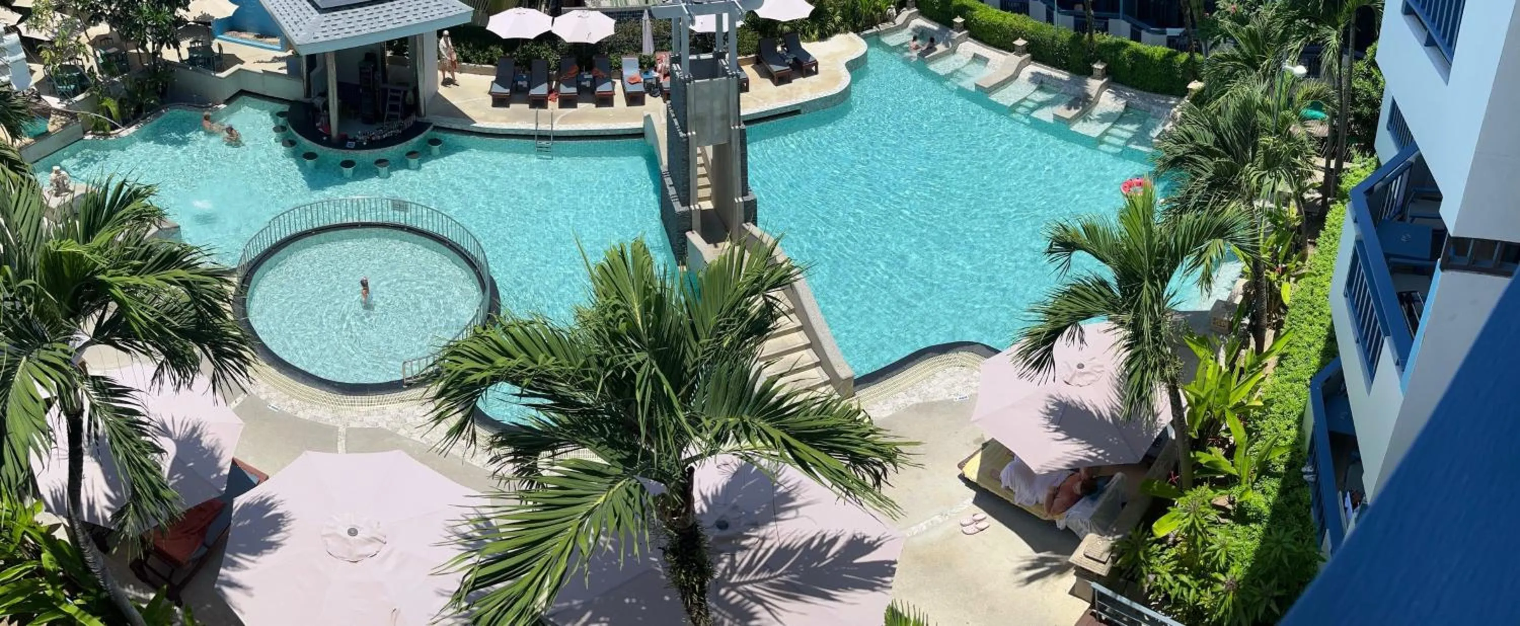 Swimming pool in Phuket Island View Resort - SHA Extra Plus