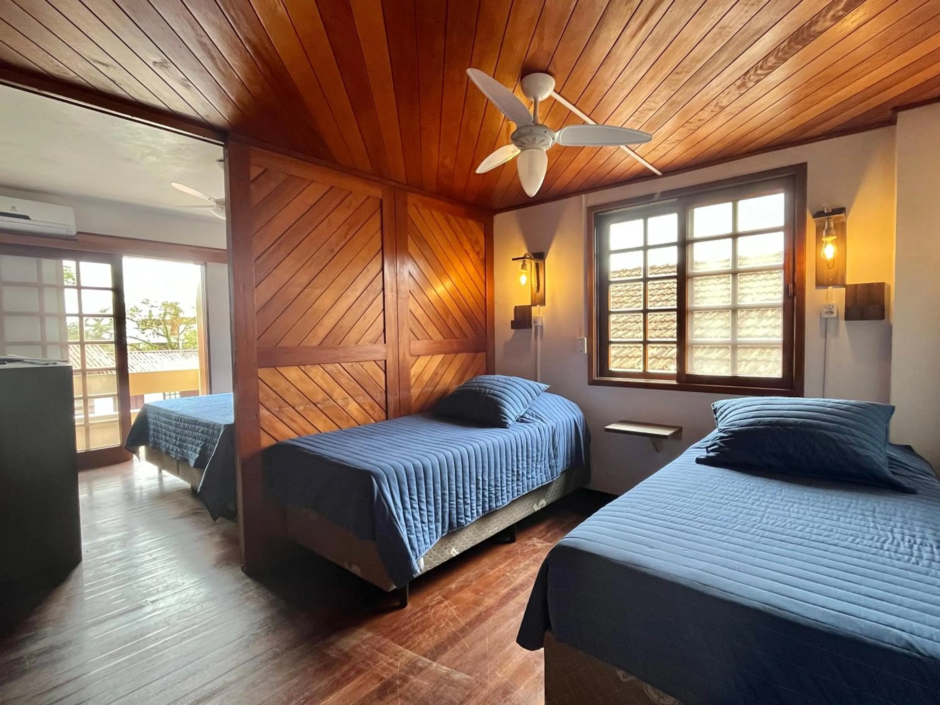 Bed in Pousada Canajurê